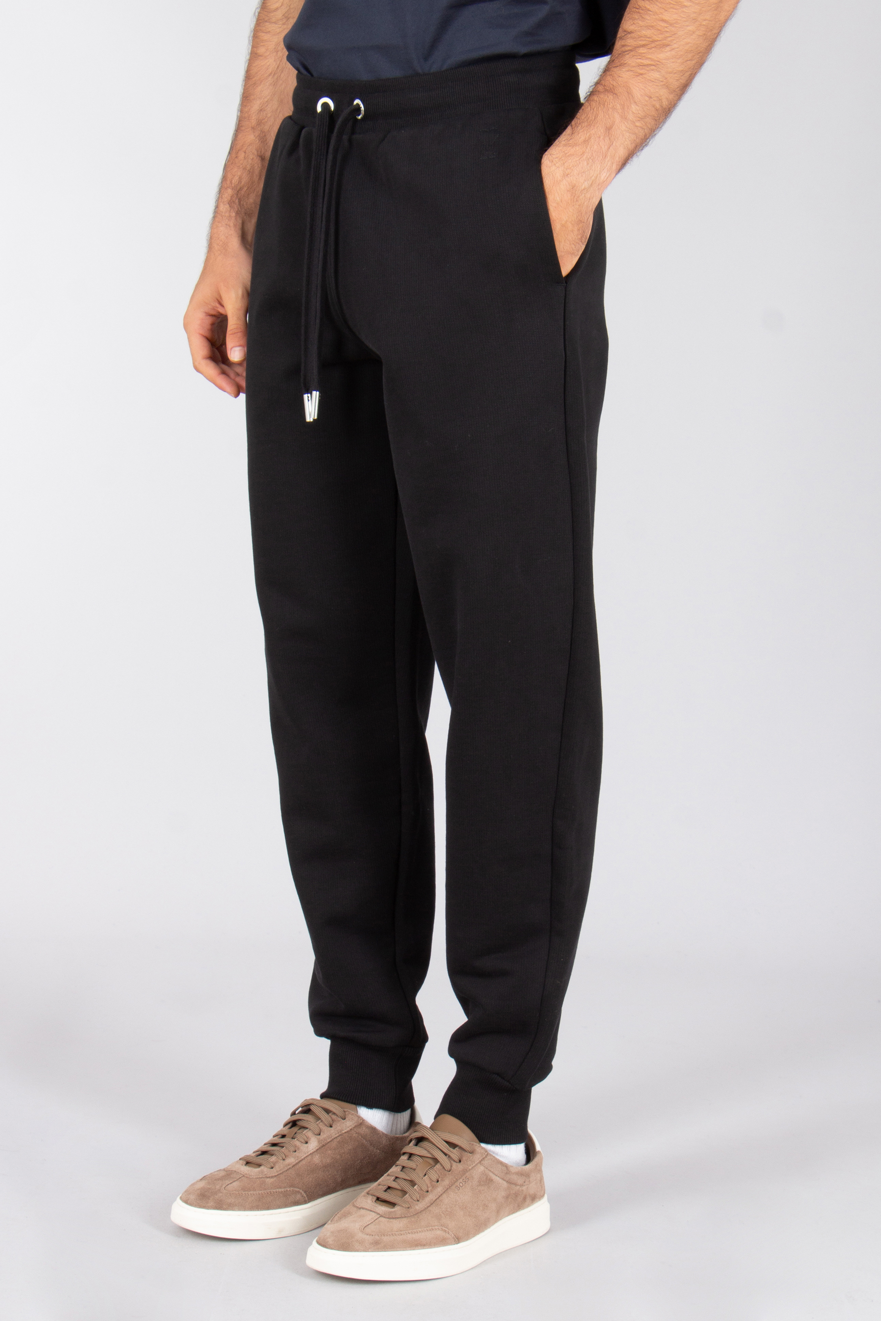 AMI PARIS Relaxed Fit Ami de Coeur Cotton Fleece Sweatpants Hosen, Erwachsener, Männlich, Mann, Person