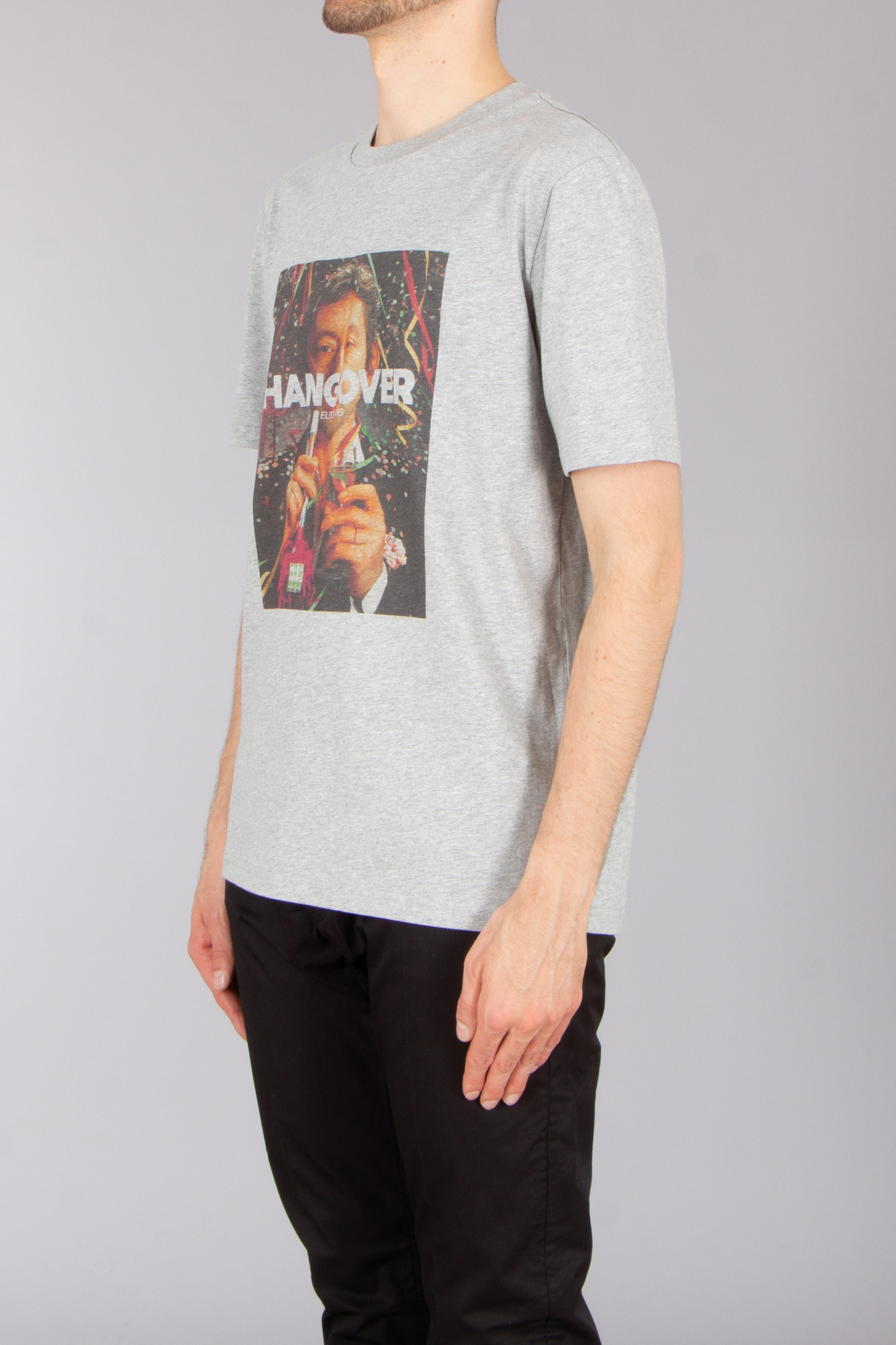 ELITÈ Regular Fit Over Print Cotton Jersey T-Shirt Bekleidung, T-shirt, Langarm, Ärmel, Person
