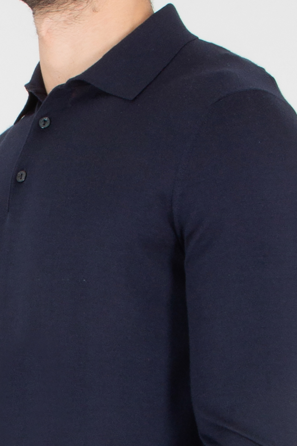 AGNONA Regular Fit Wool Knit Polo