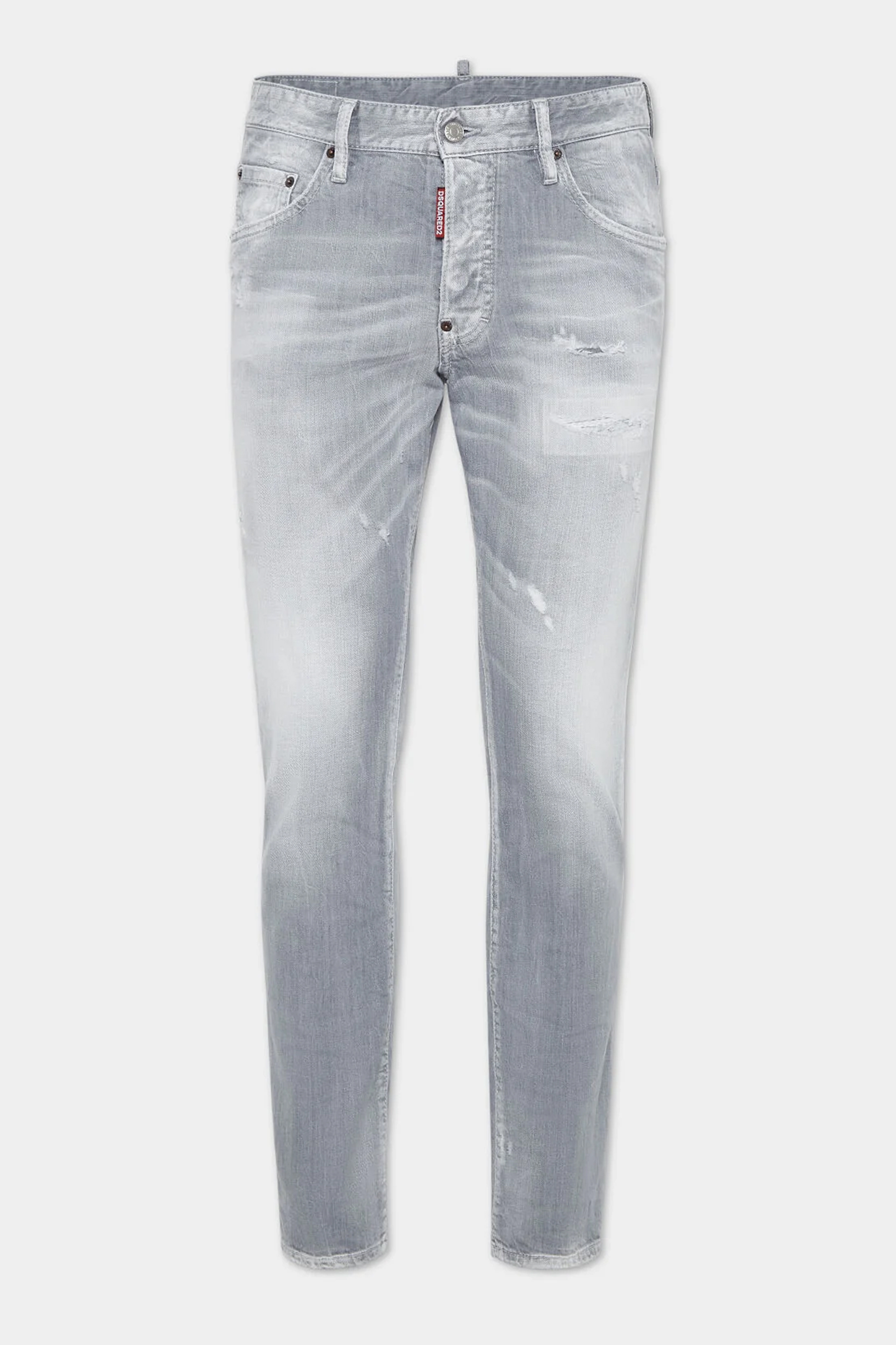 DSQUARED2 Brushed Cotton Stretch Denim Skater Jeans DSQUARED2 Brushed Cotton Stretch Denim Skater Jeans