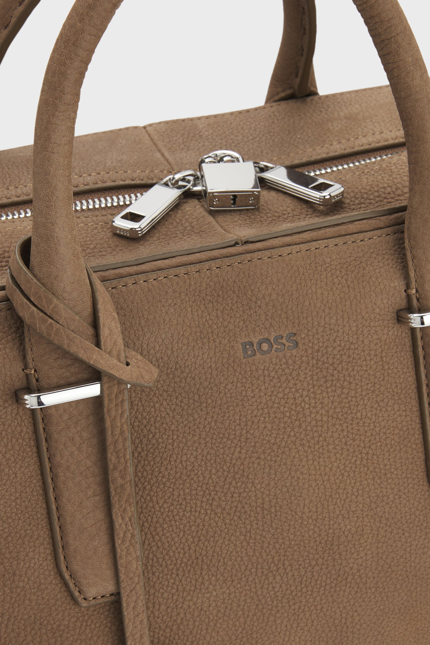 BOSS Grained Leather Holdall Madison Tasche, Zubehör, Handtasche, Geldbörse