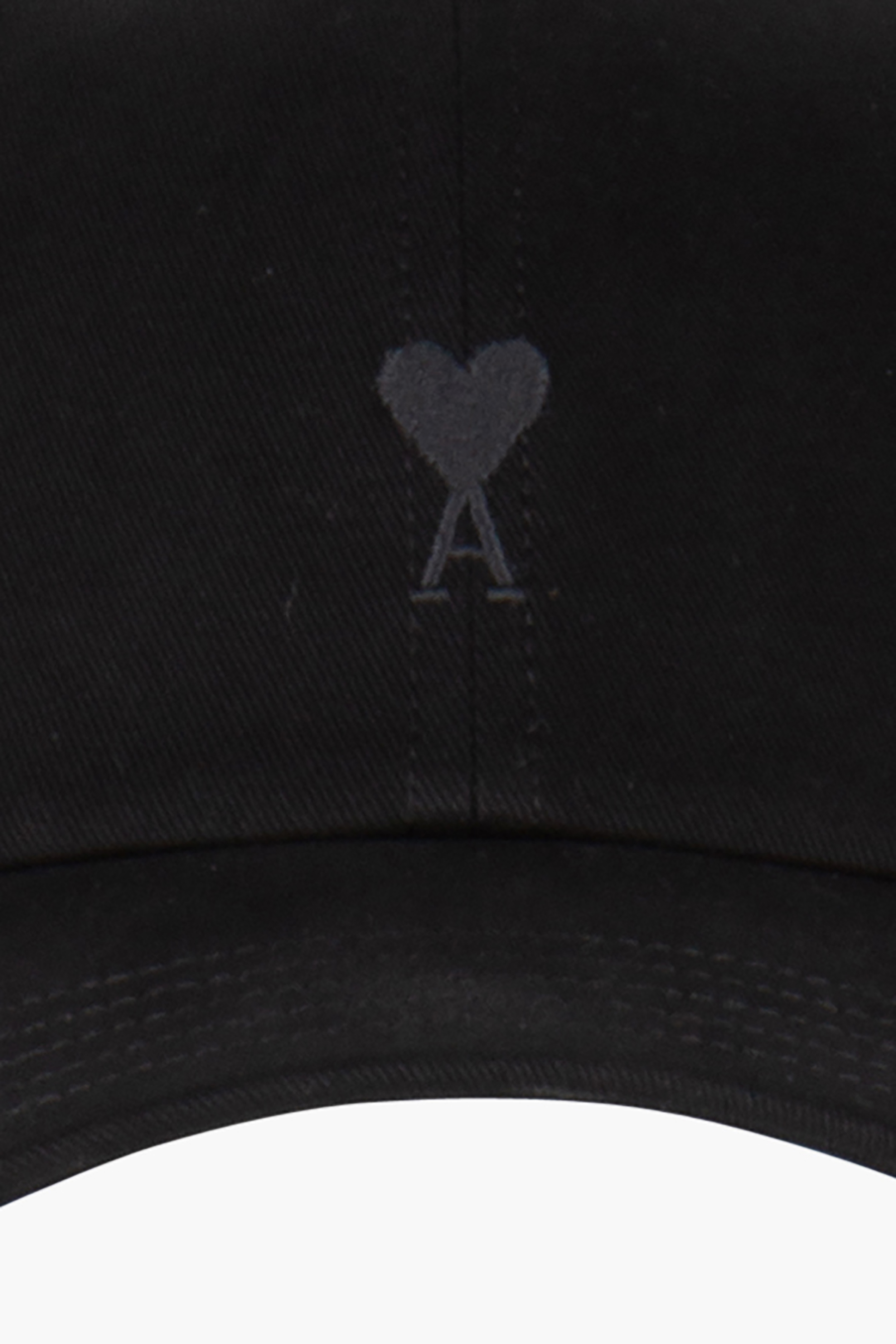 AMI PARIS Ami De Coeur Cotton Gabardine Cap Baseball-Kappe, Mütze, Kleidung, Hut