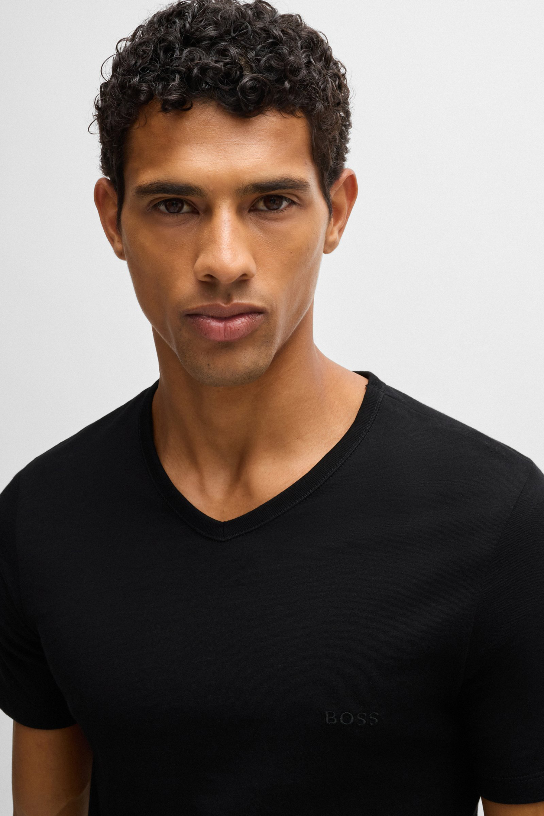 BOSS 3-Pack Regular Fit Cotton Jersey V-Neck T-Shirts Classic BOSS 3-Pack Regular Fit Cotton Jersey V-Neck T-Shirts Classic