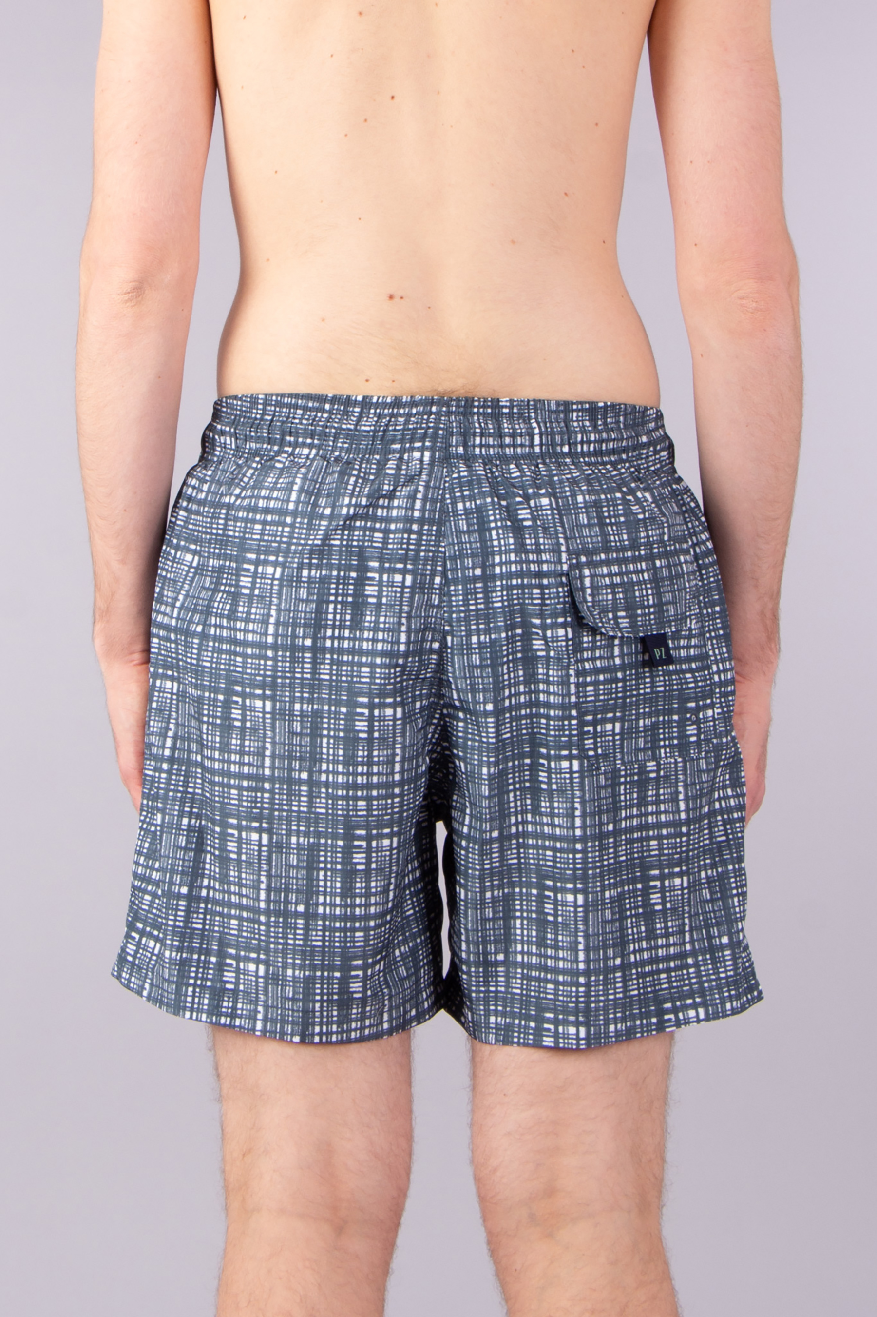 PAL ZILERI Regular Fit Printed Technical Fabric Swim Shorts