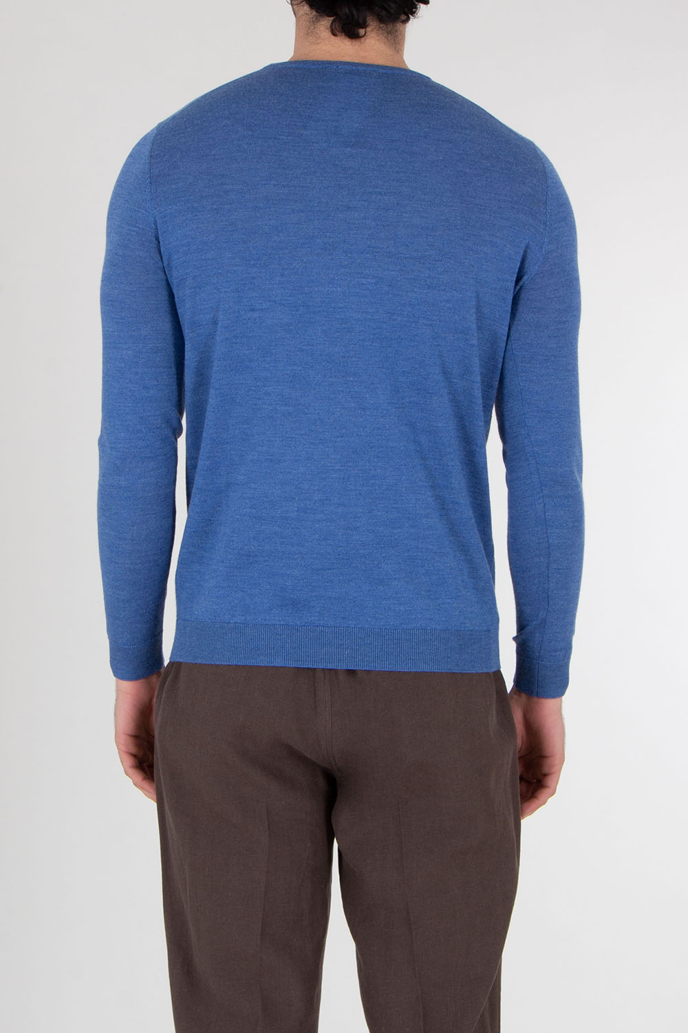 MIENTUS BERLIN Merino Silk Cashmere Crew Neck Sweater