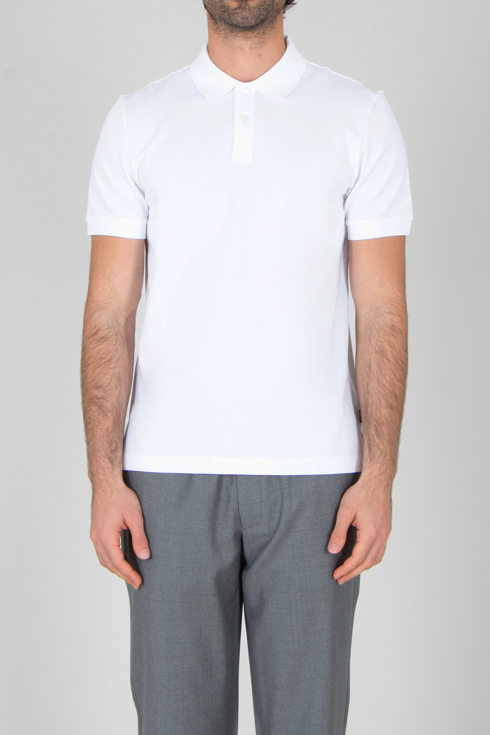 BOSS Regular Fit Bubble Structure Cotton Polo Shirt H-Parlay