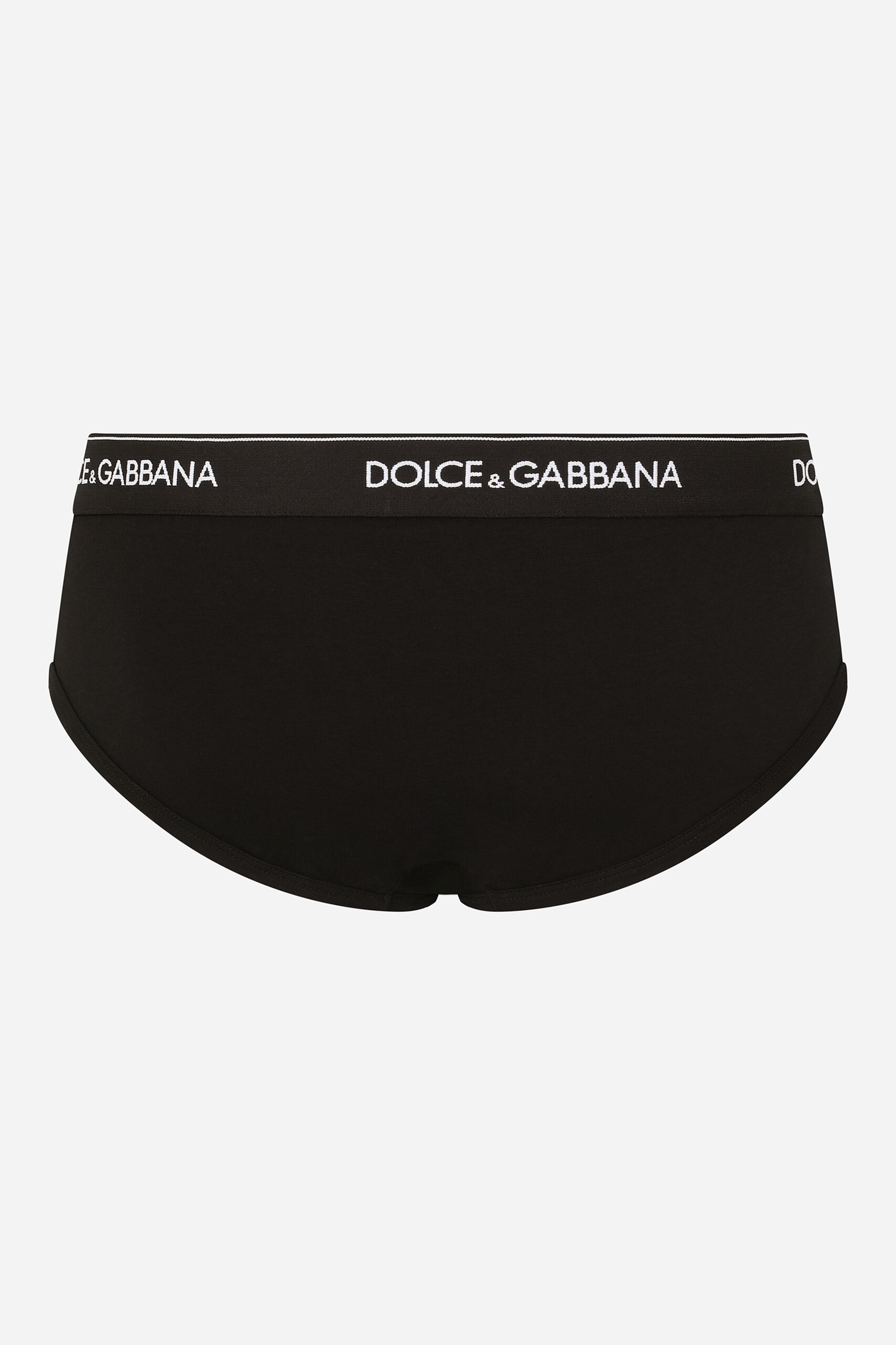 DOLCE & GABBANA 2-Pack Cotton Stretch Jersey Mid-Rise Briefs DOLCE & GABBANA 2-Pack Cotton Stretch Jersey Mid-Rise Briefs