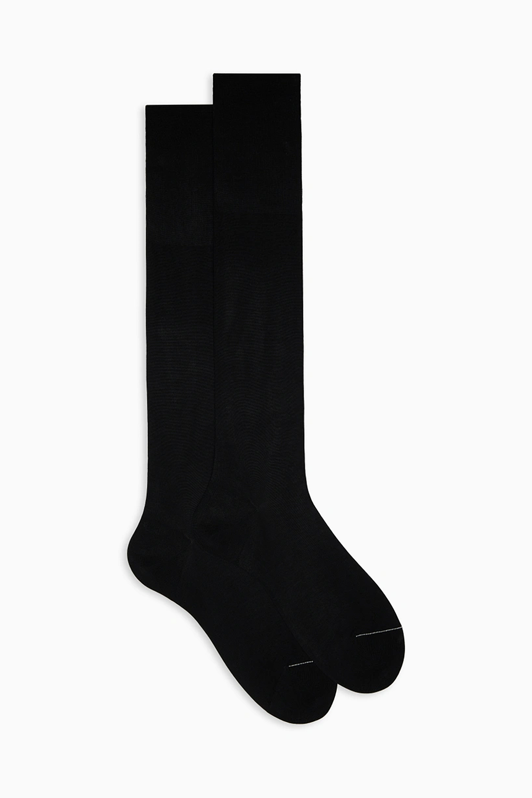 GALLO Long Plain Fil d'Écosse Socks Bekleidung, Strumpfwaren, Socke