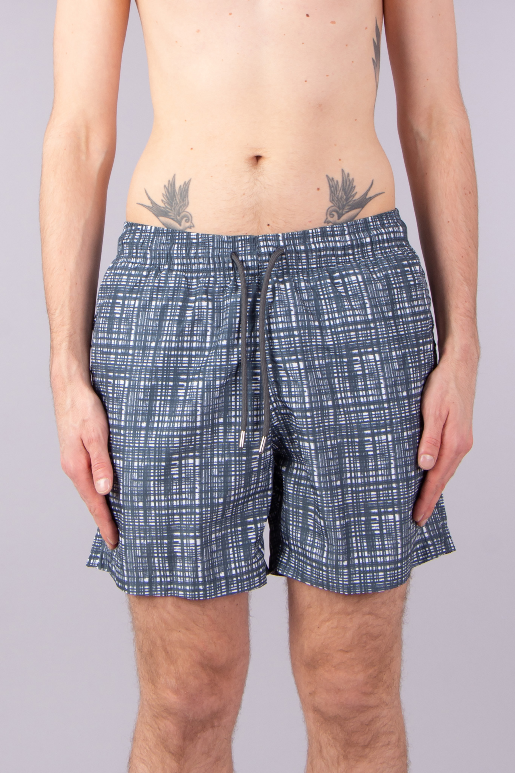 PAL ZILERI Regular Fit Printed Technical Fabric Swim Shorts