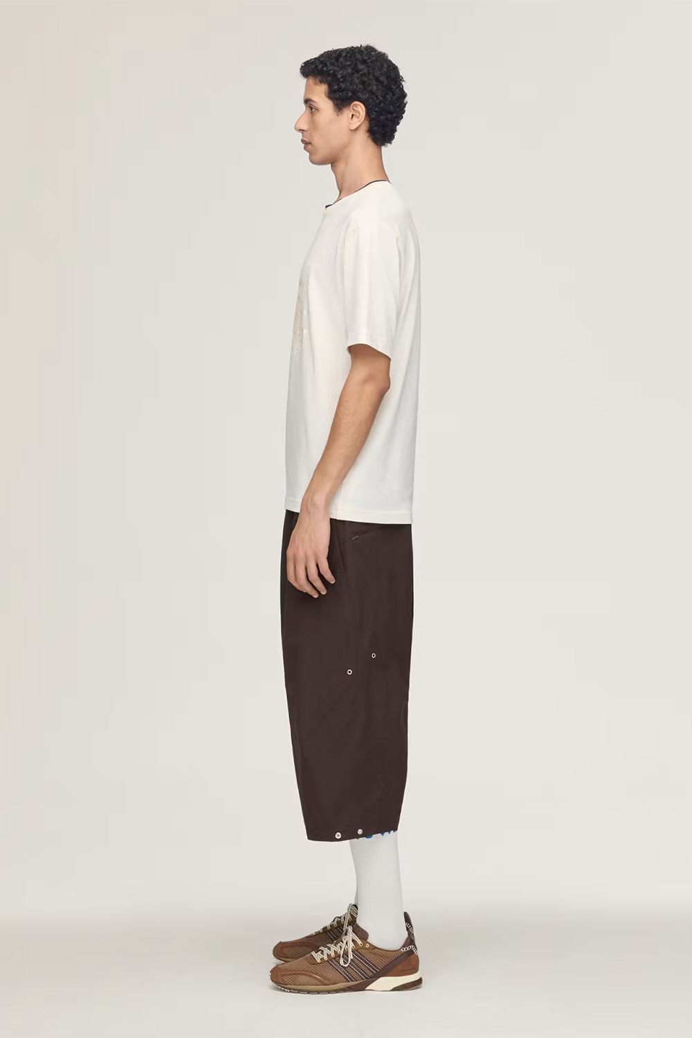 Y-3 x Wales Bonner Tonal Tiger Motif T-Shirt