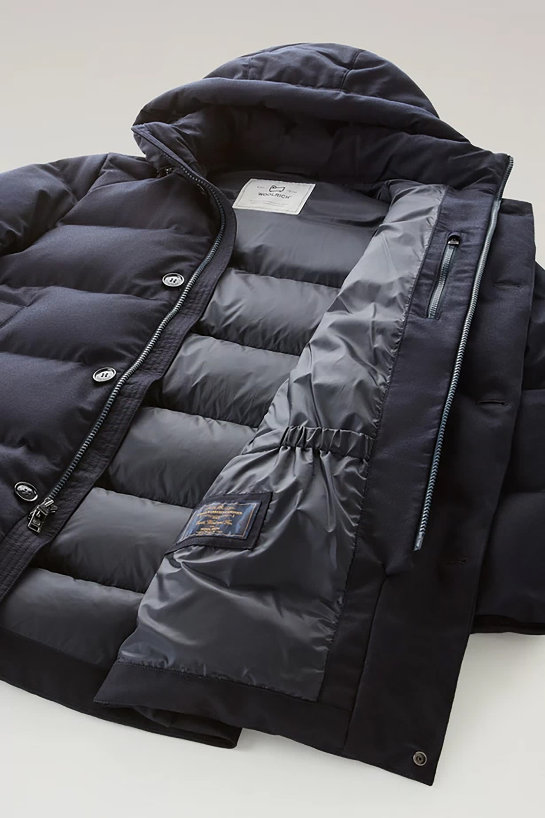 WOOLRICH Luxe Wool Down Parka WOOLRICH Luxe Wool Down Parka