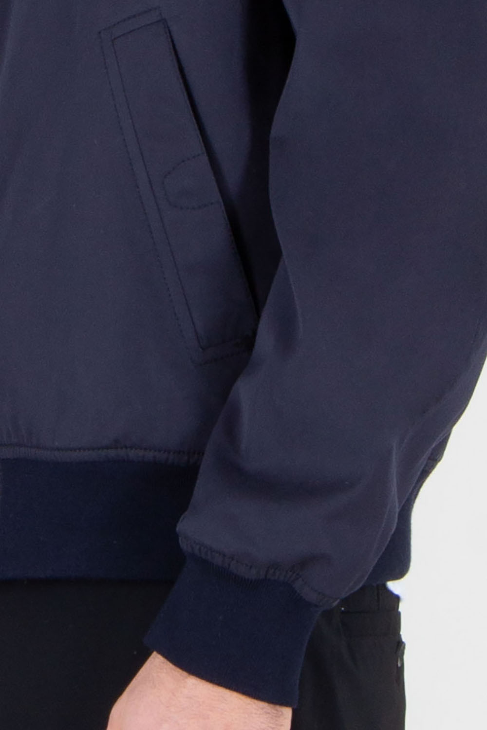 BRIONI Regular Fit Reversible Cotton-Silk & Wool-Cashmere Blend Bomber Jacket