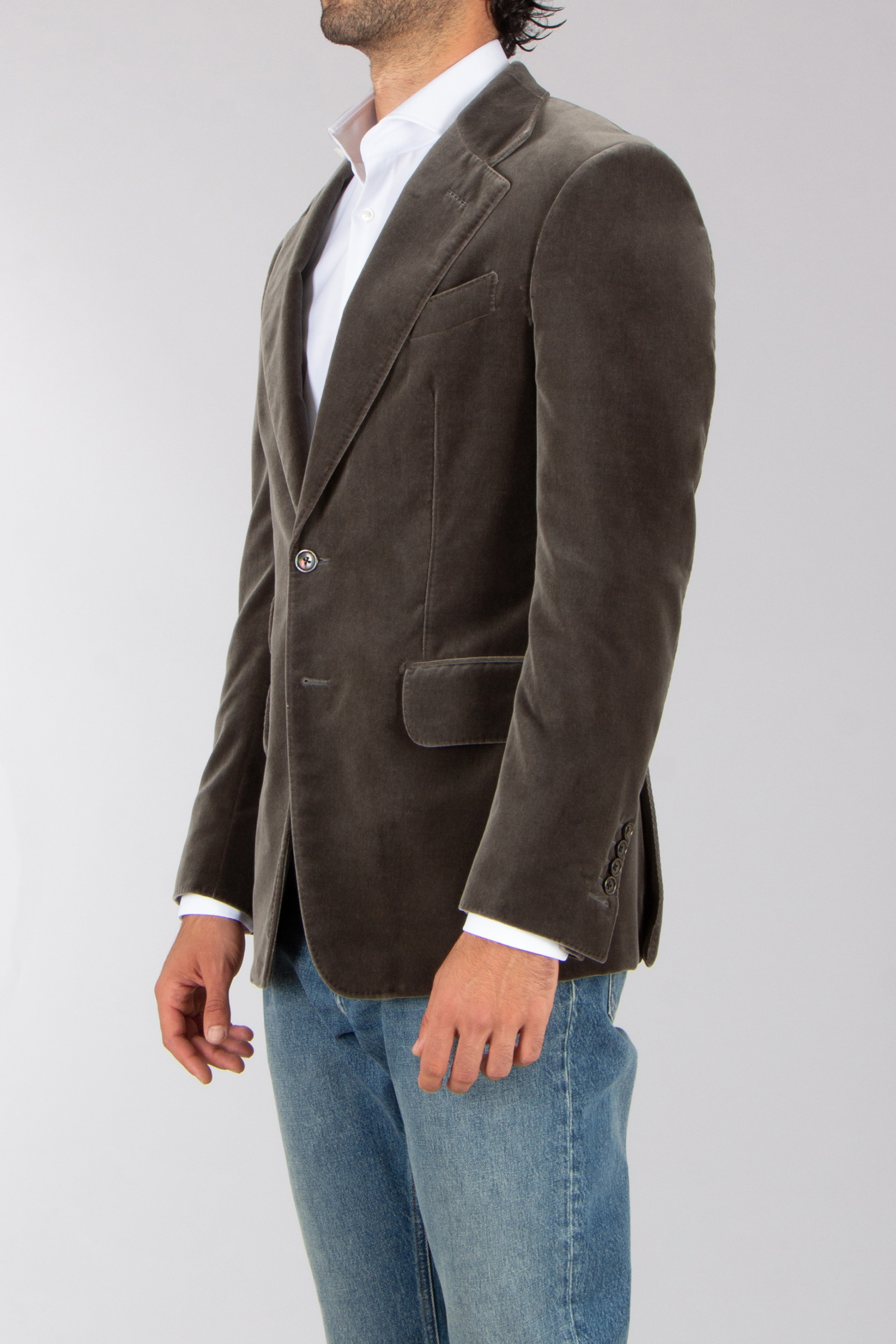 TOM FORD Tailored Fit Cotton Velvet Jacket Shelton Blazer, Kleidung, Mantel, Jacke