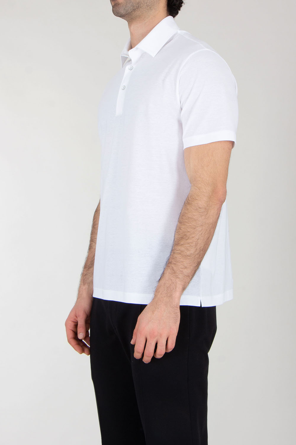 HERNO Regular Fit Cotton Polo Shirt 
