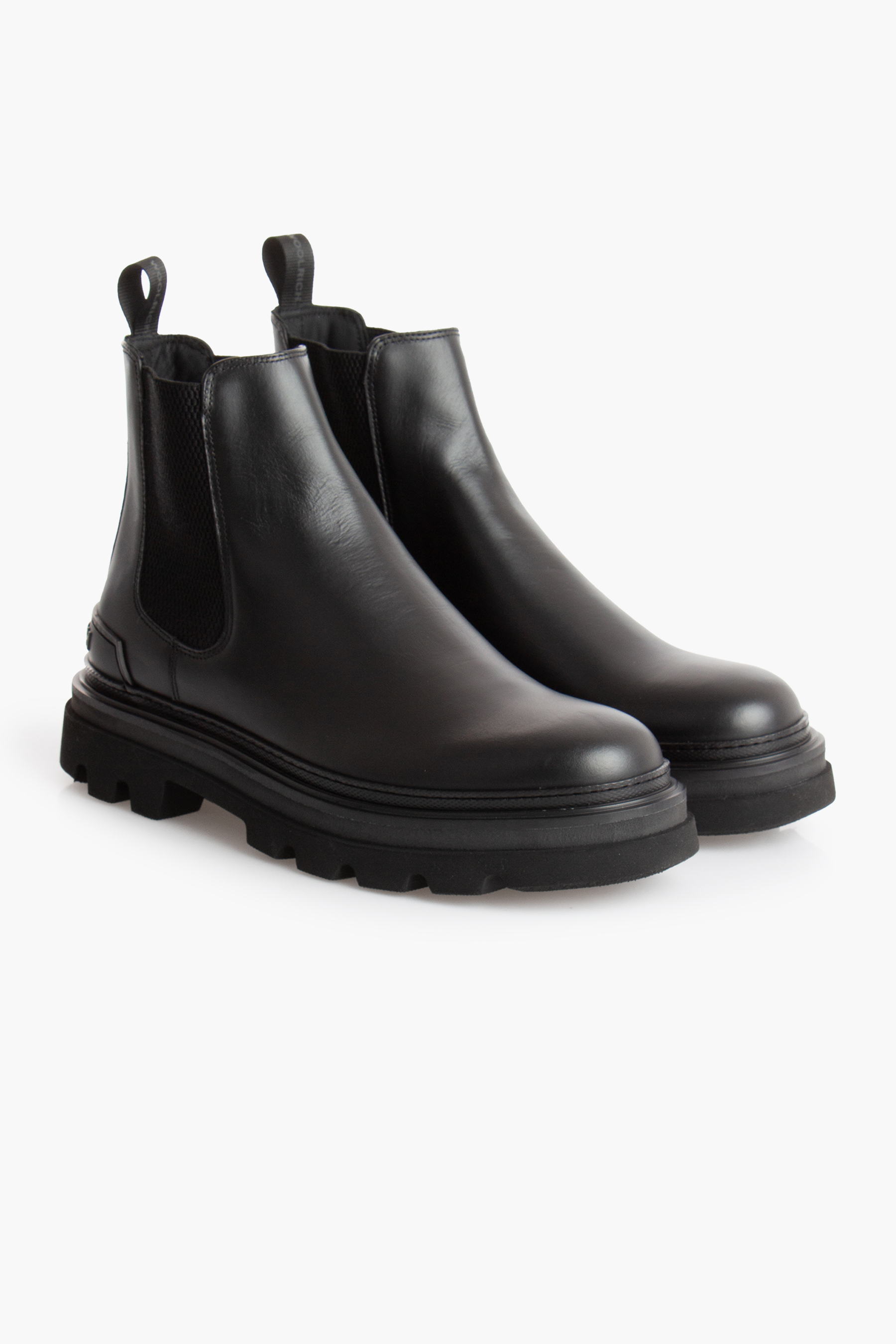 WOOLRICH Leather Chopper Chelsea Boots WOOLRICH Leather Chopper Chelsea Boots