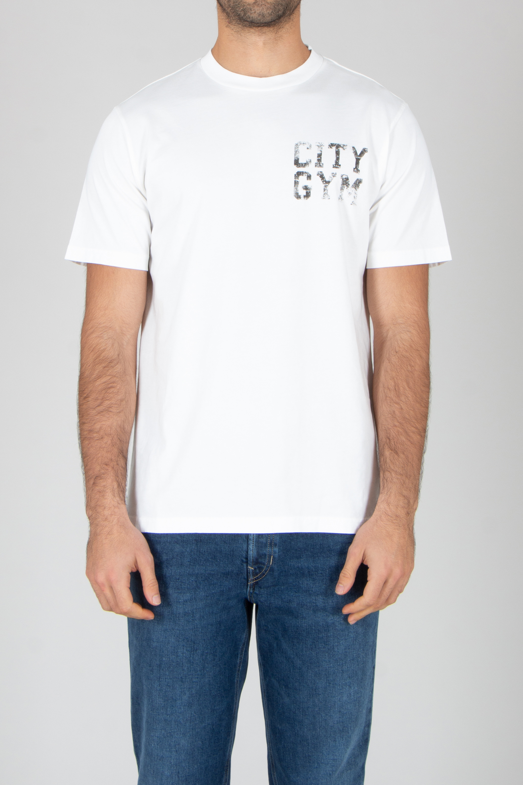 T-shirt, Jeans, Erwachsener, Mann, Person