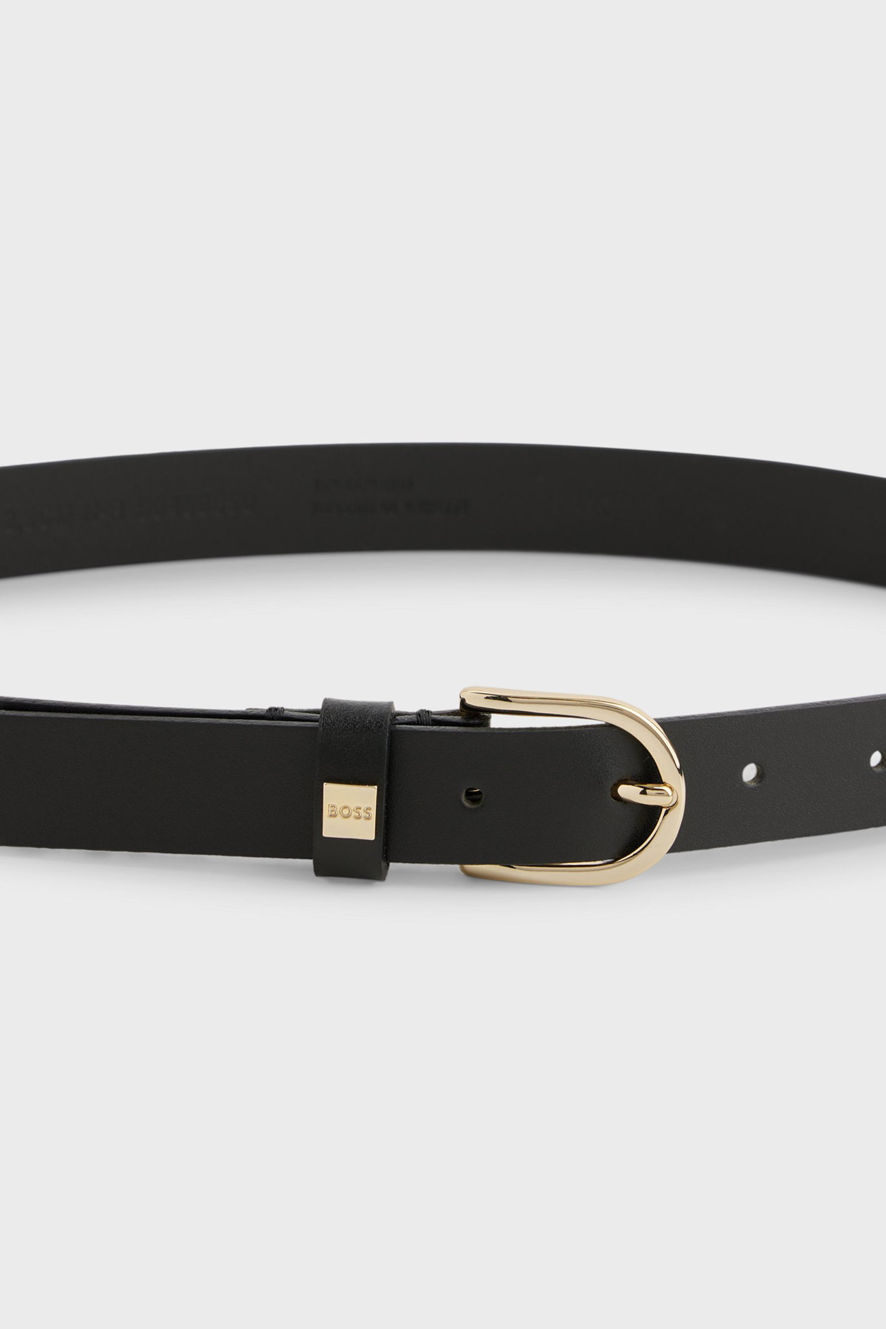 BOSS Leather Belt Scarlet Zubehor, Gürtel, Schnalle