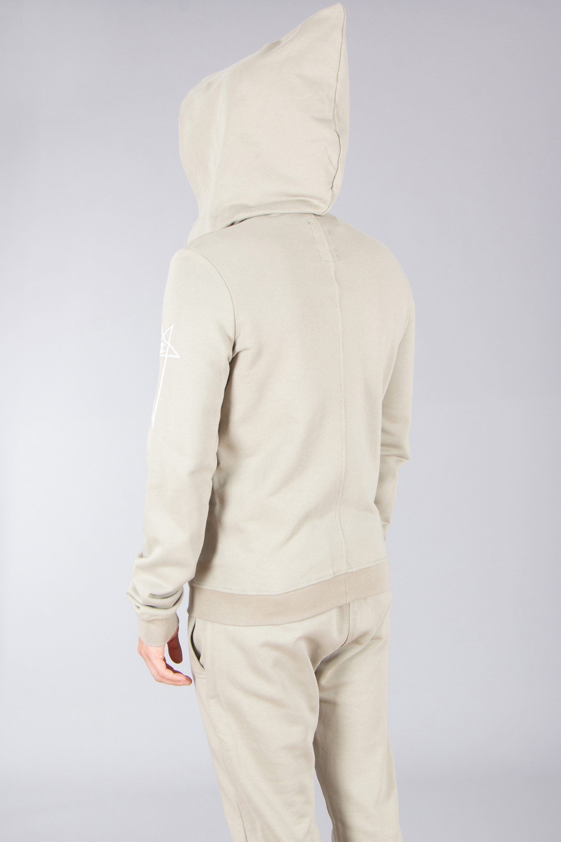 RICK OWENS DRKSHDW X Champion Organic Cotton Zip-Up Mountain Hoodie RICK OWENS DRKSHDW X Champion Organic Cotton Zip-Up Mountain Hoodie