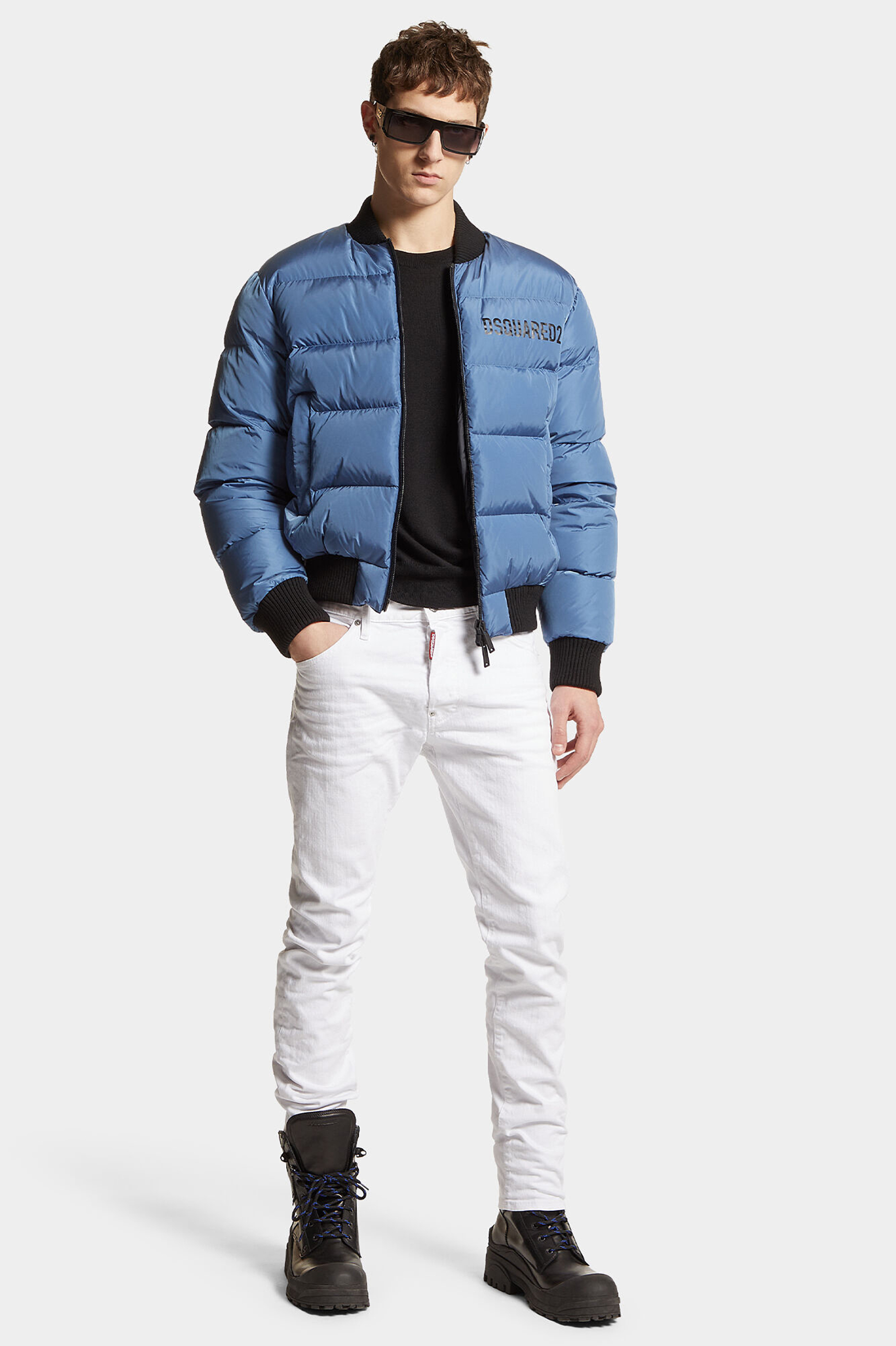 DSQUARED2 Nylon Puffer Bomber DSQUARED2 Nylon Puffer Bomber