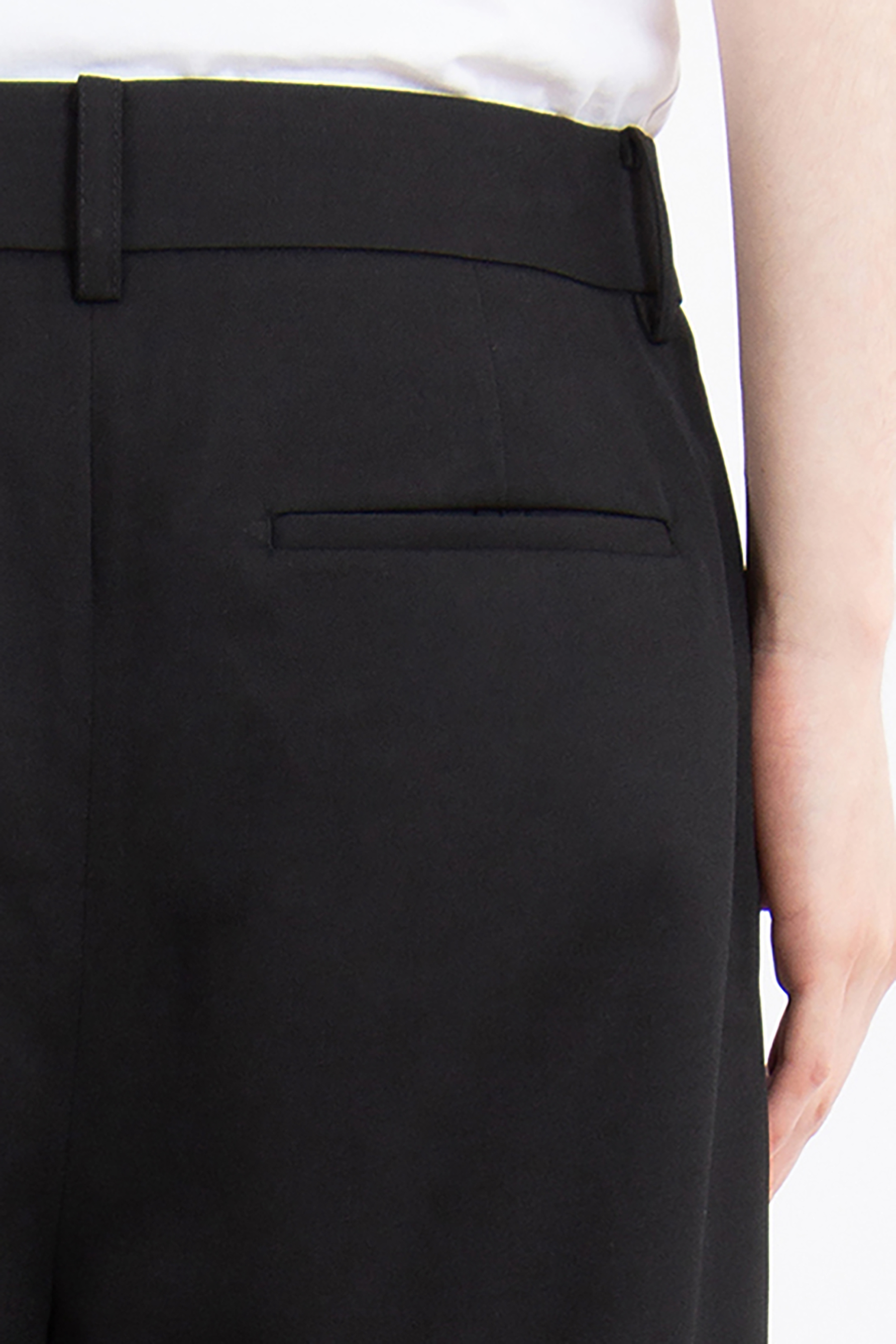 JUUN.J Wool One-Tuck Wrap Pants | 48 | JC4921P31BLACK//48