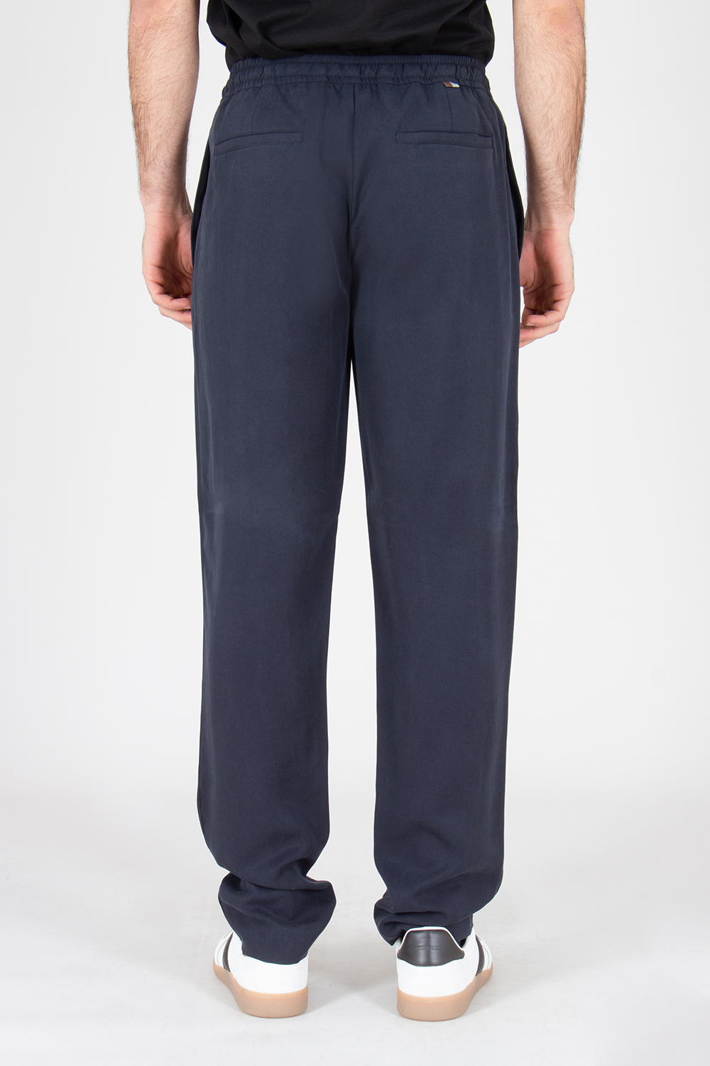 CANALI Regular Fit Lyocell Drawstring Pants