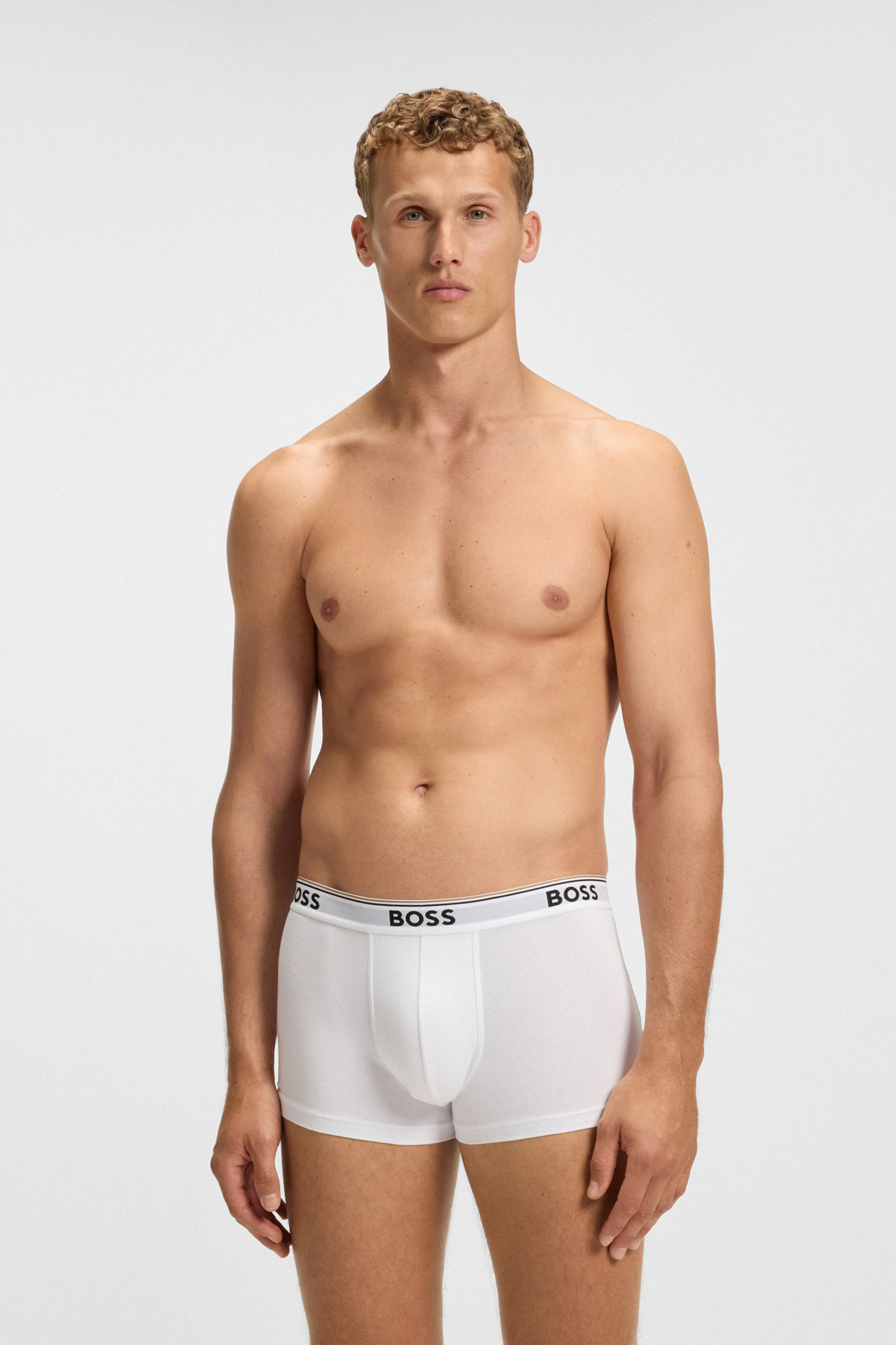 BOSS 3-Pack Cotton Stretch Trunks Power BOSS 3-Pack Cotton Stretch Trunks Power