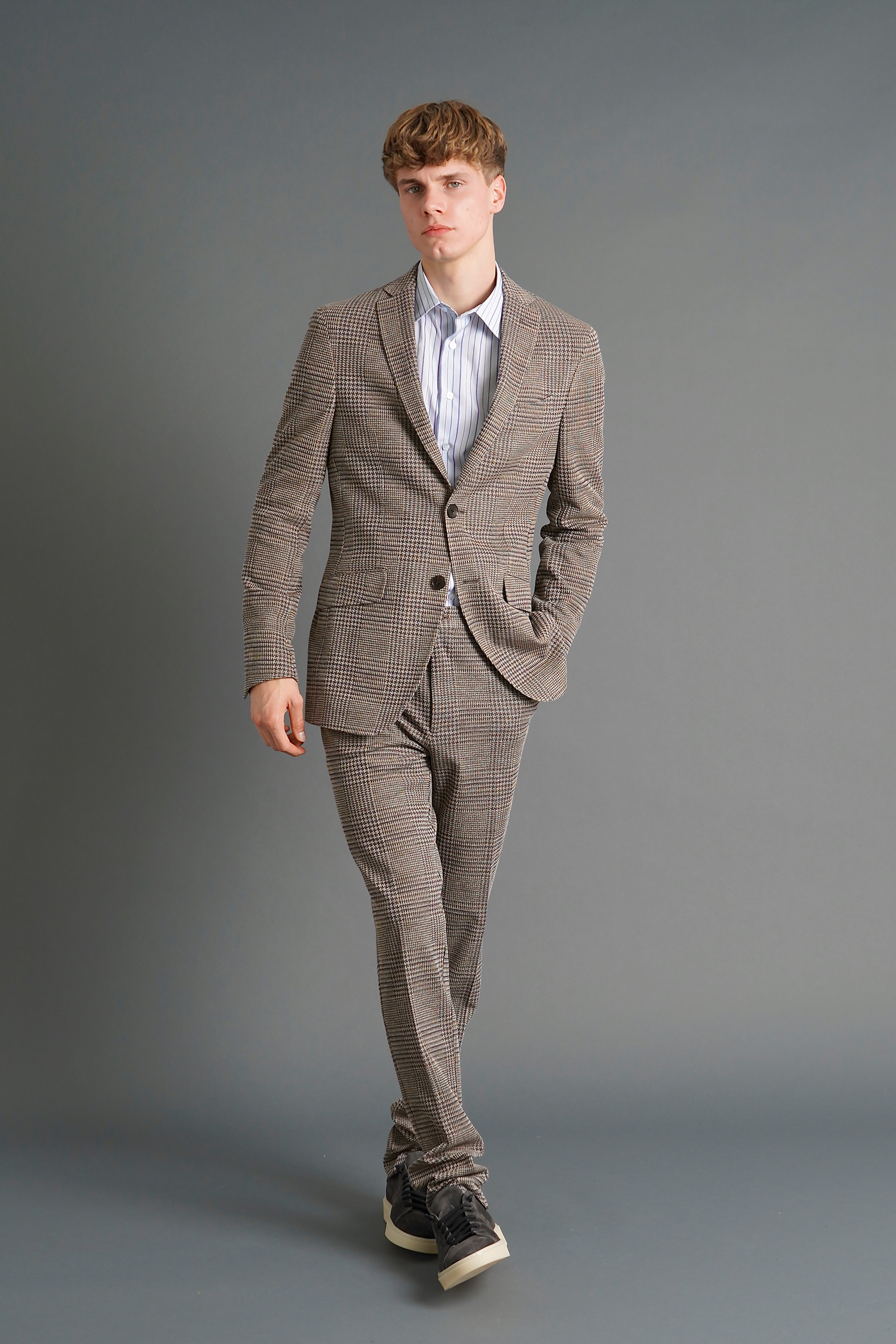 ETRO Glencheck Virgin Wool Blend Jacket