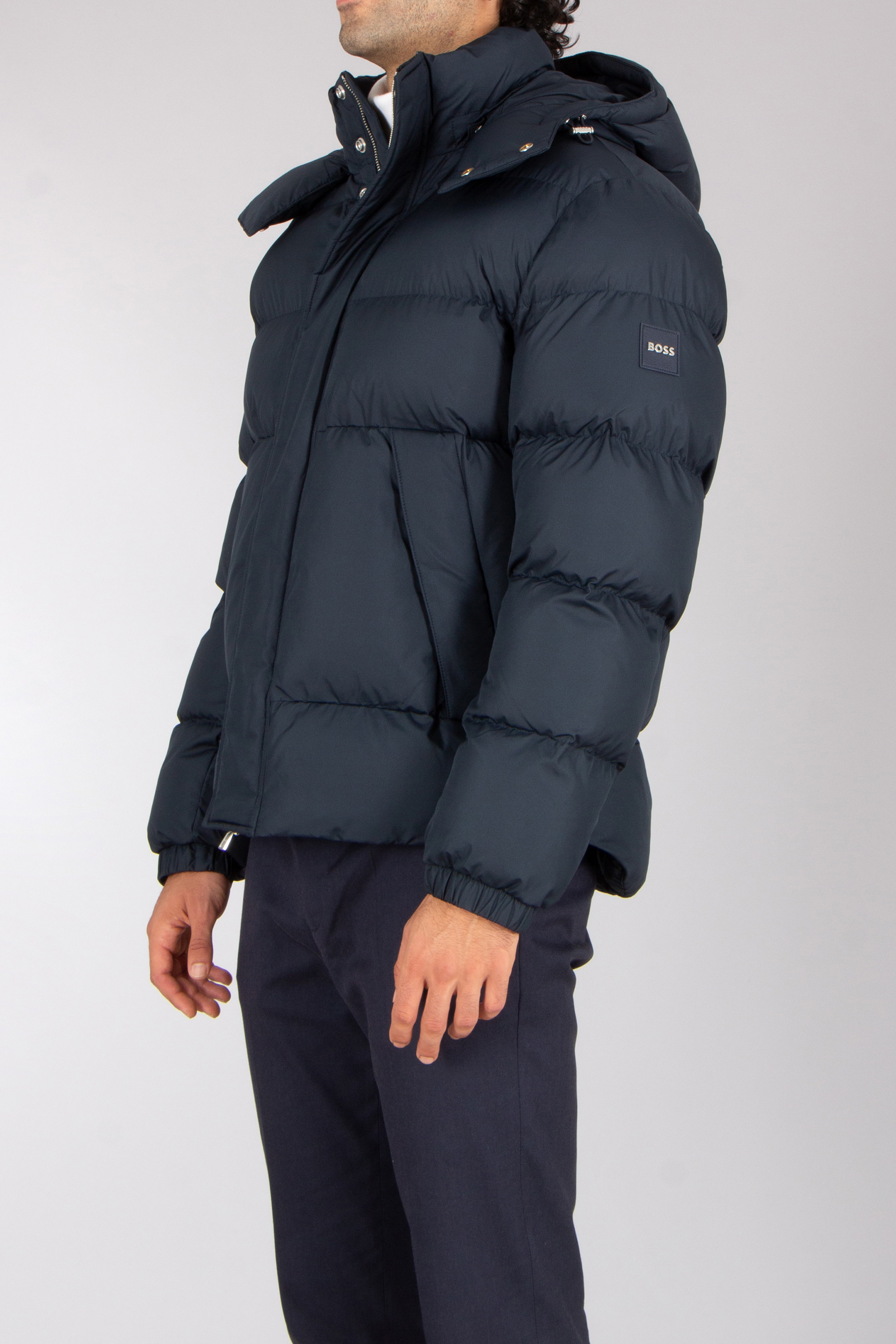 BOSS Regular Fit Padded Waterproof Jacket H-Corbinian Mantel, Jacke, Mann, Person