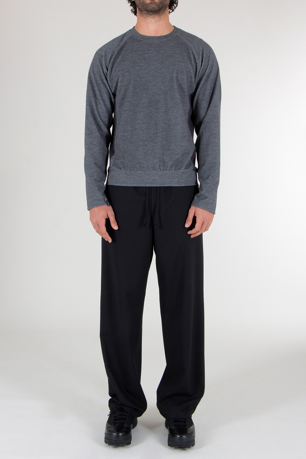 XLIM Regular Fit Paneled Sweater