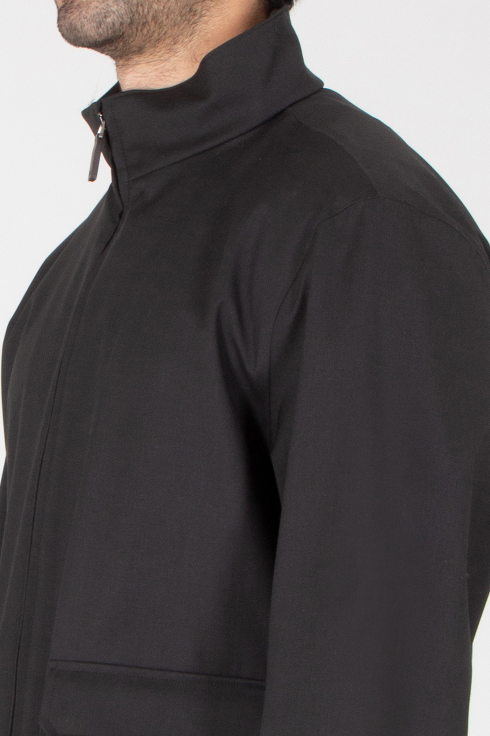 HERNO Regular Fit Storm System Virgin Wool Jacket