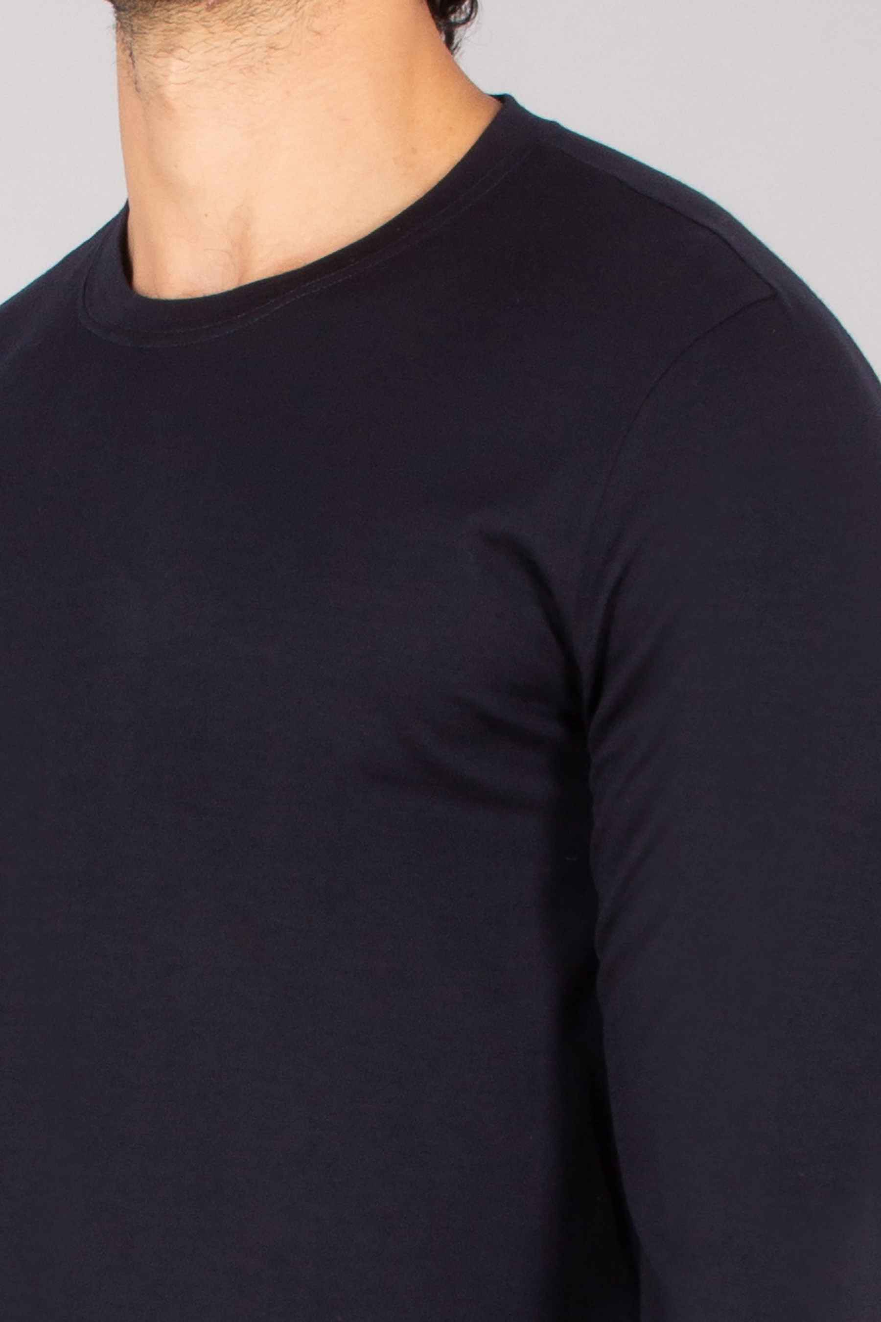 SEASE Regular Fit Virgin Wool Long-Sleeve T-Shirt Langarm, Ärmel, T-Shirt, Mann, Person