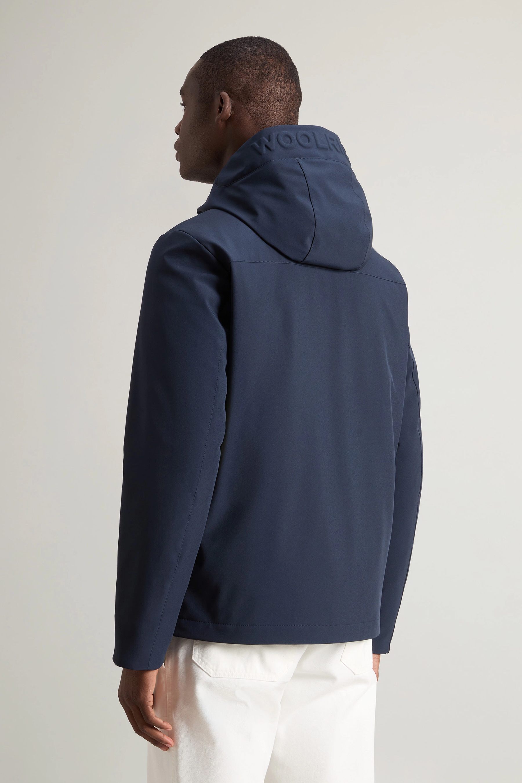 WOOLRICH Hooded Pacific Soft Shell Down Jacket WOOLRICH Hooded Pacific Soft Shell Down Jacket