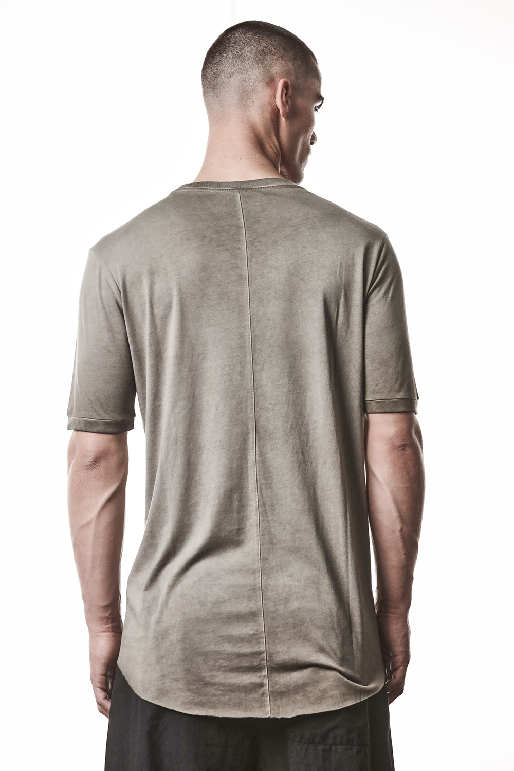 T-shirt, Langarm, Ärmel, Zurück, Leinen