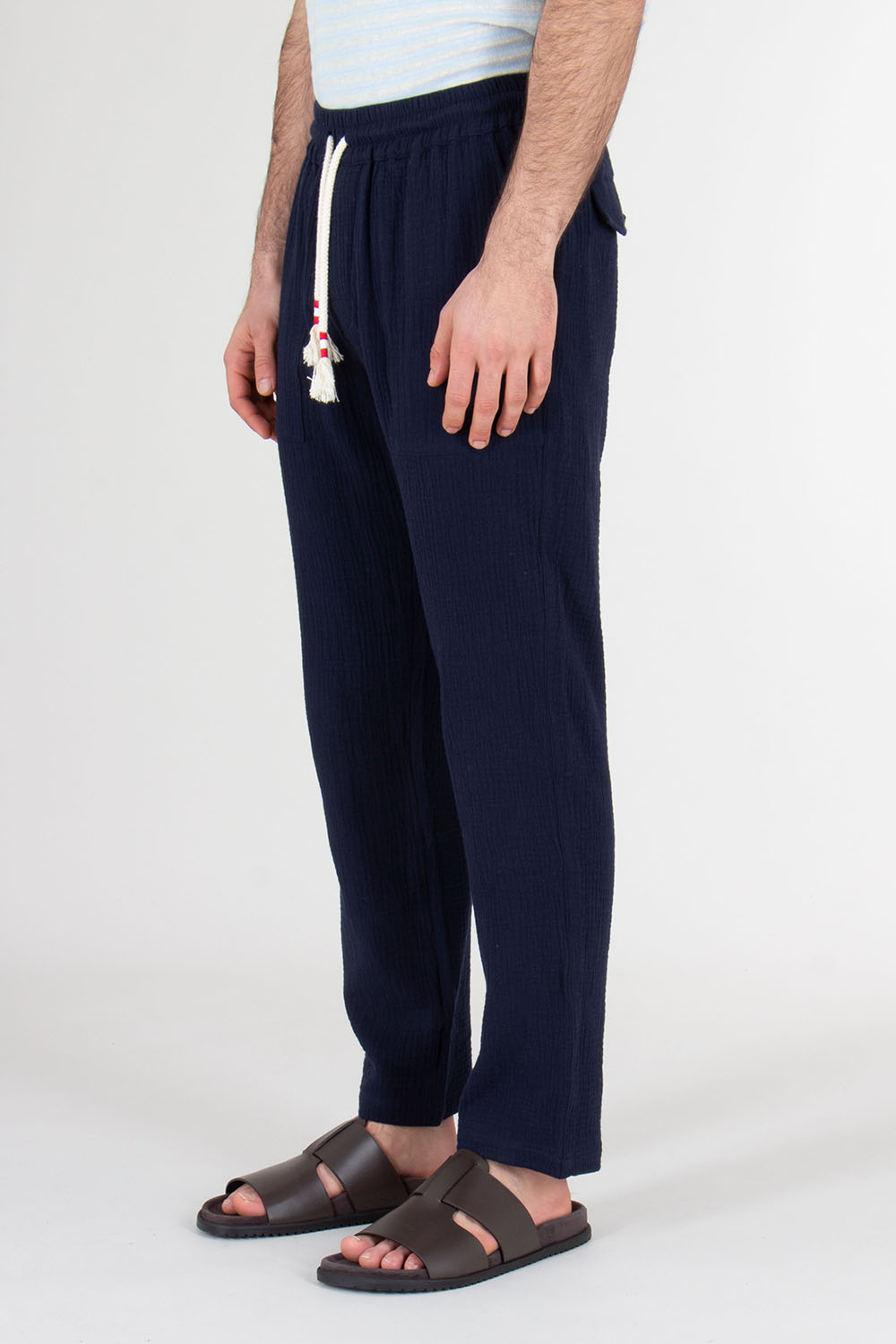 MC 2 SAINT BARTH Relaxed Fit Drawstring Pants Calais 