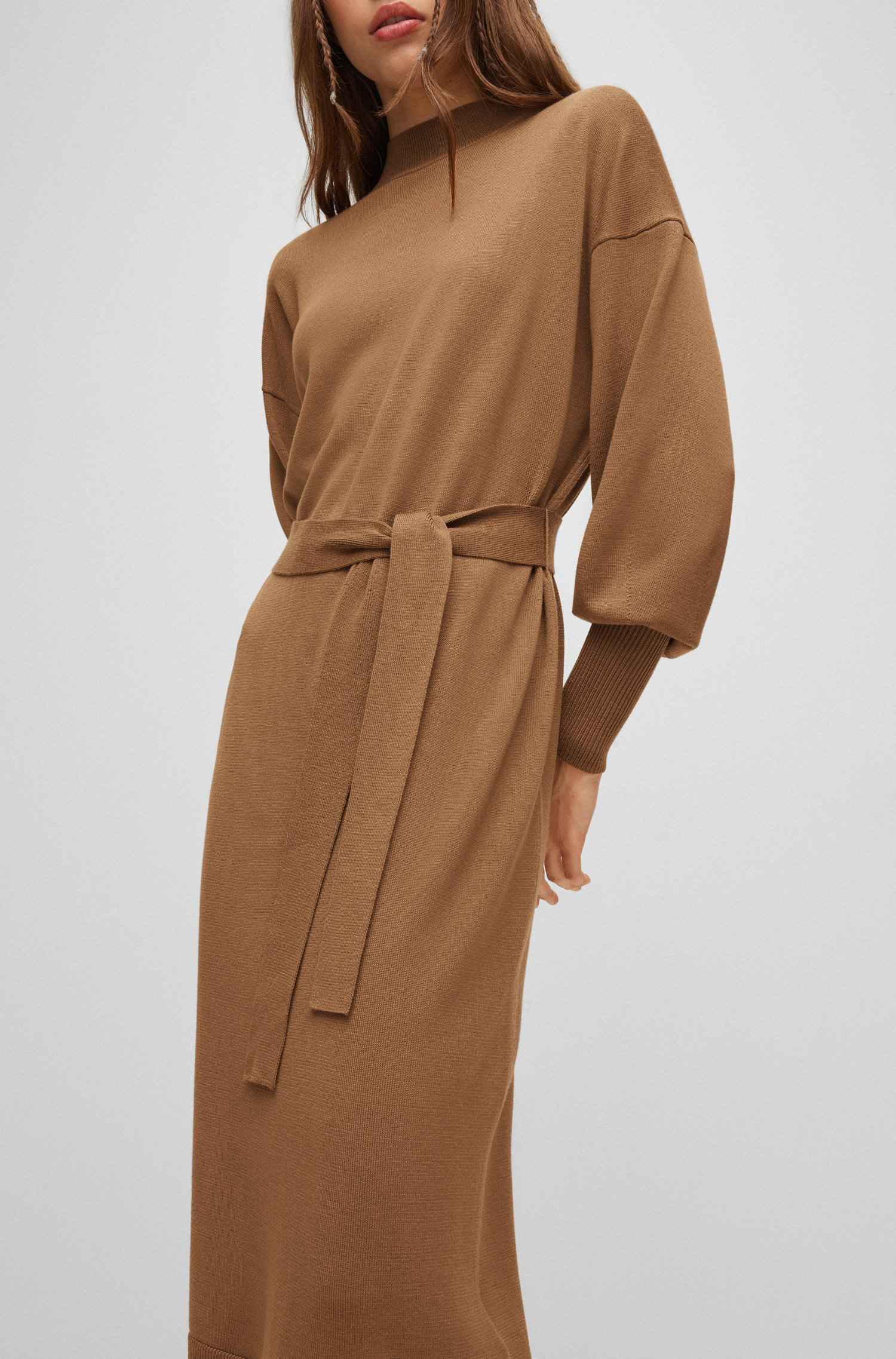 HUGO Knitted Virgin Wool Dress Sedellema HUGO Knitted Virgin Wool Dress Sedellema