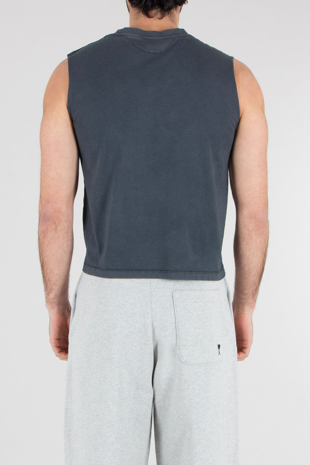 ELITÈ Regular Fit Logo Print Cotton Jersey Tank Top