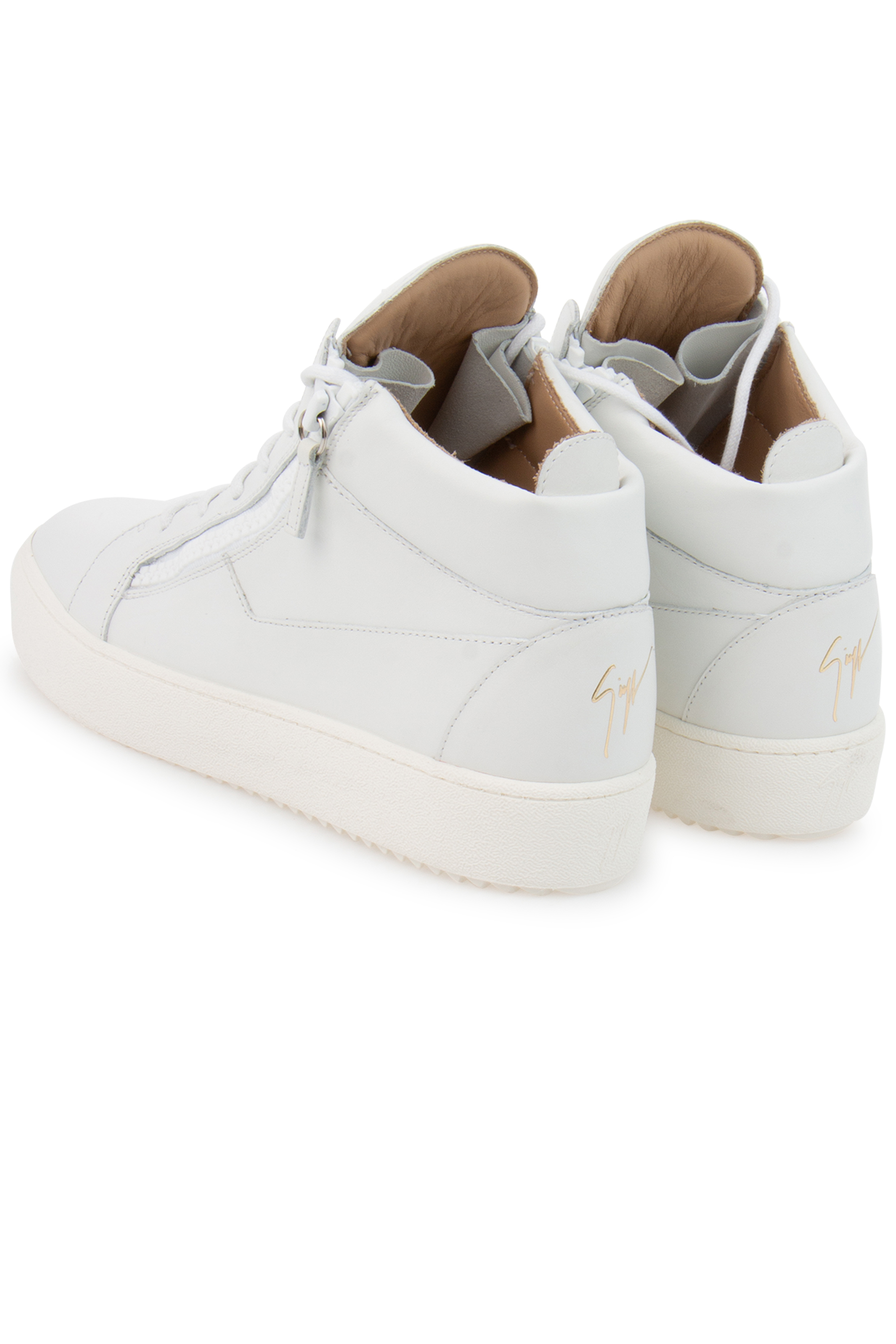 GIUSEPPE ZANOTTI High-Top Leather Sneakers Kriss GIUSEPPE ZANOTTI High-Top Leather Sneakers Kriss