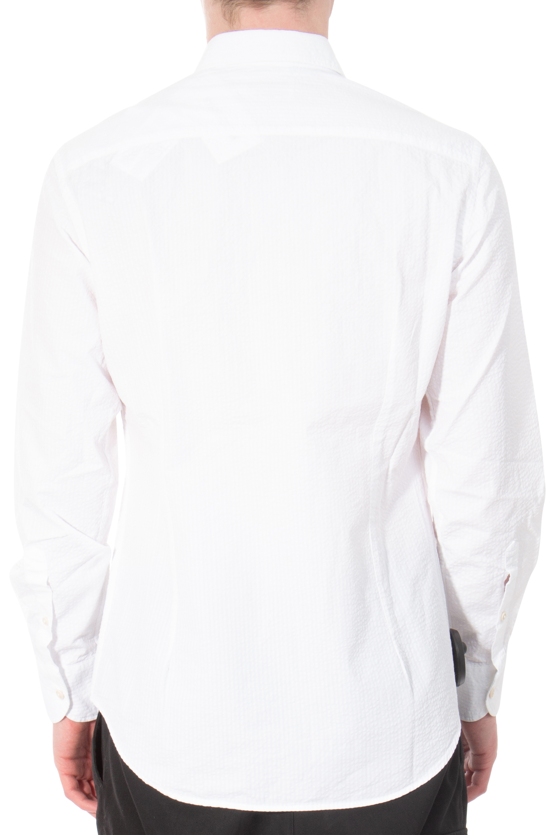 MC 2 SAINT BARTH Embroidered Seersucker Shirt MC 2 SAINT BARTH Embroidered Seersucker Shirt