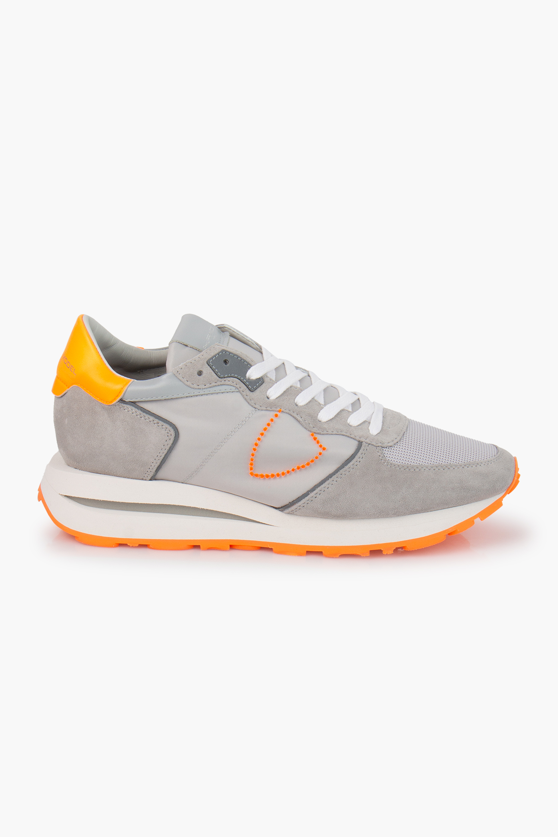 PHILIPPE MODEL Technical Fabric & Suede Sneakers Tropez Haute Low PHILIPPE MODEL Technical Fabric & Suede Sneakers Tropez Haute Low