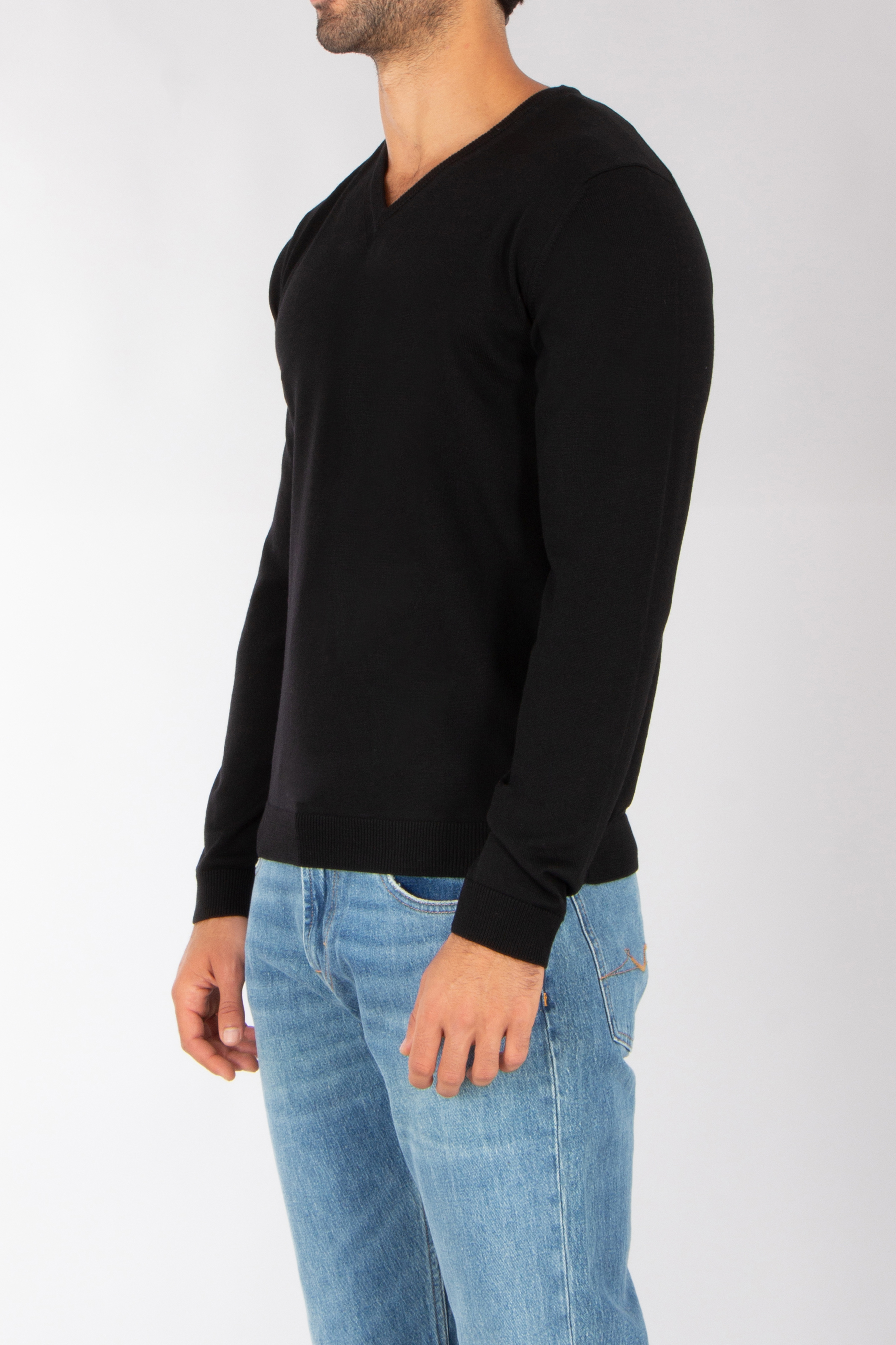 Langarm, Ärmel, Hosen, Pullover, Jeanshose