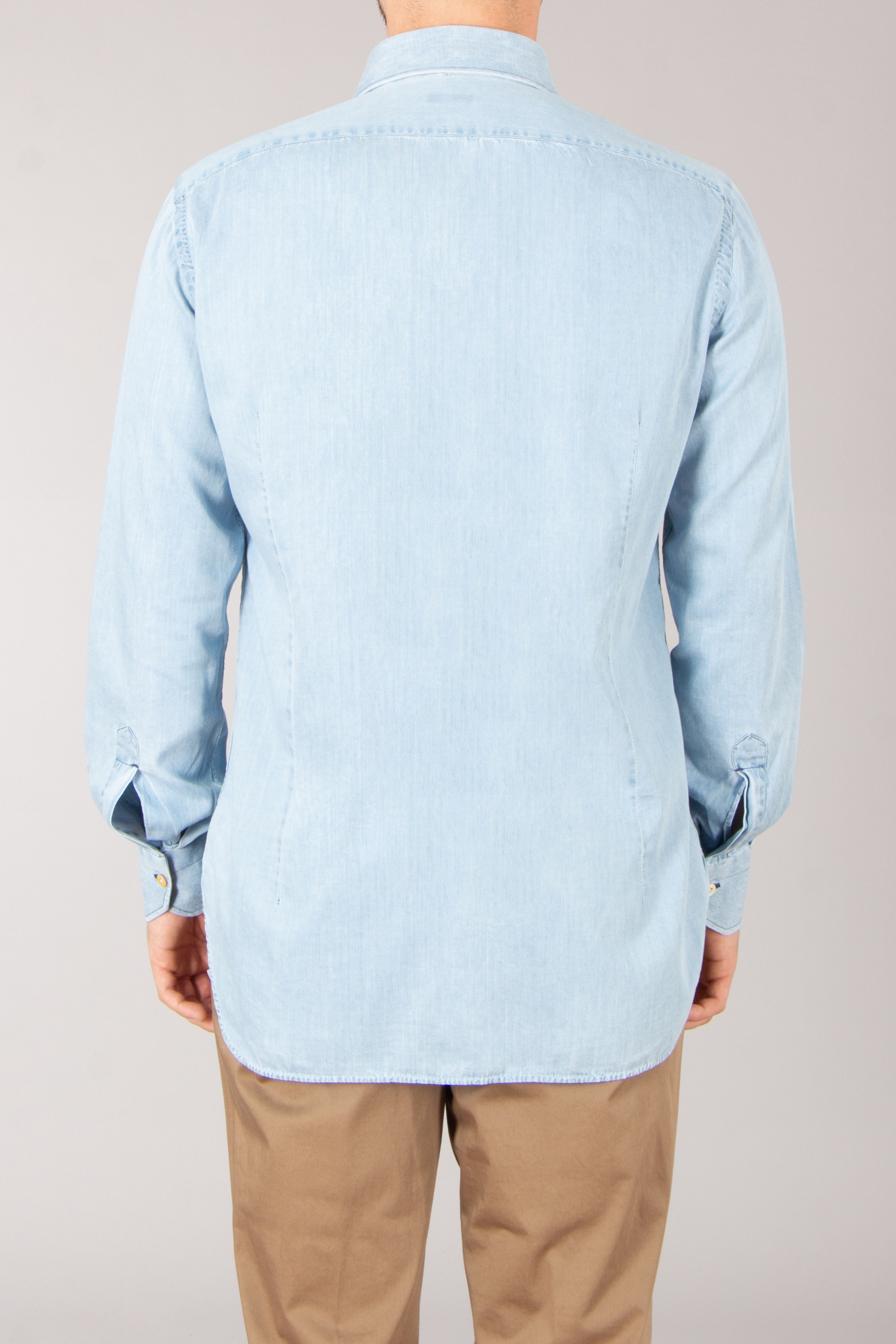 KITON Casual Cotton Denim Shirt KITON Casual Cotton Denim Shirt