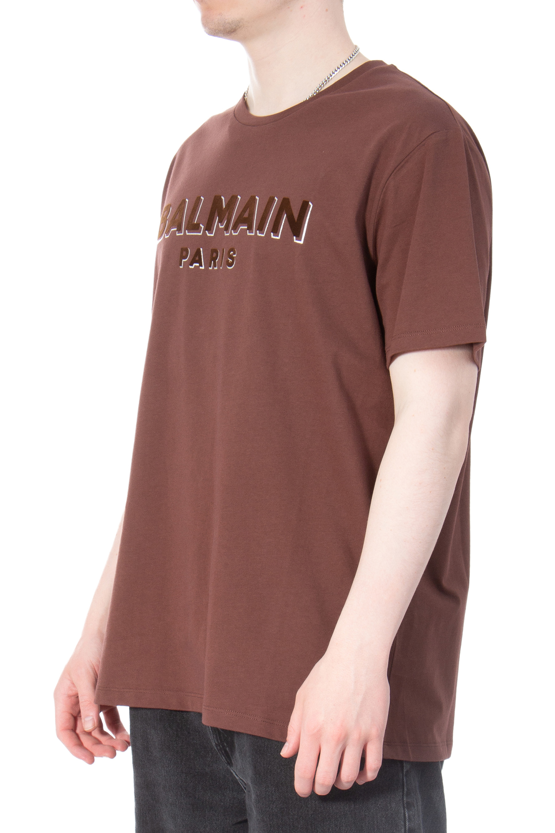 BALMAIN Printed Cotton T-Shirt BALMAIN Printed Cotton T-Shirt