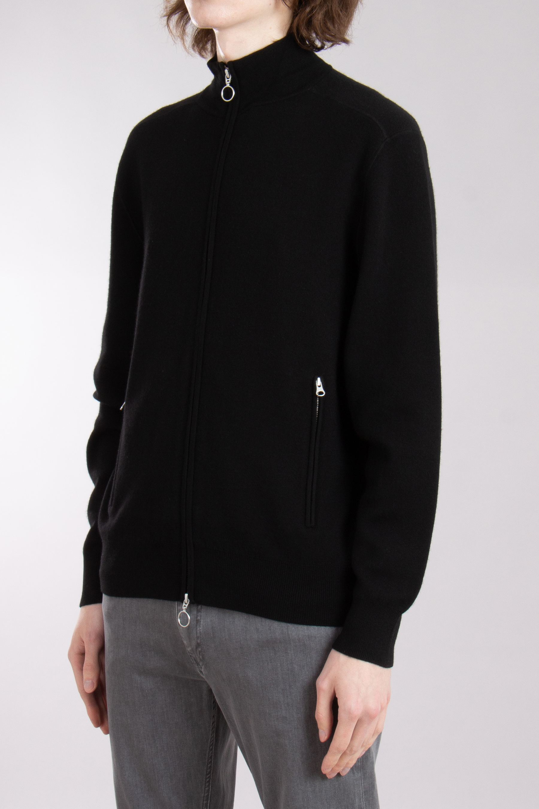 VAN LAACK Virgin Wool-Cashmere Blend Zip Cardigan Samir VAN LAACK Virgin Wool-Cashmere Blend Zip Cardigan Samir