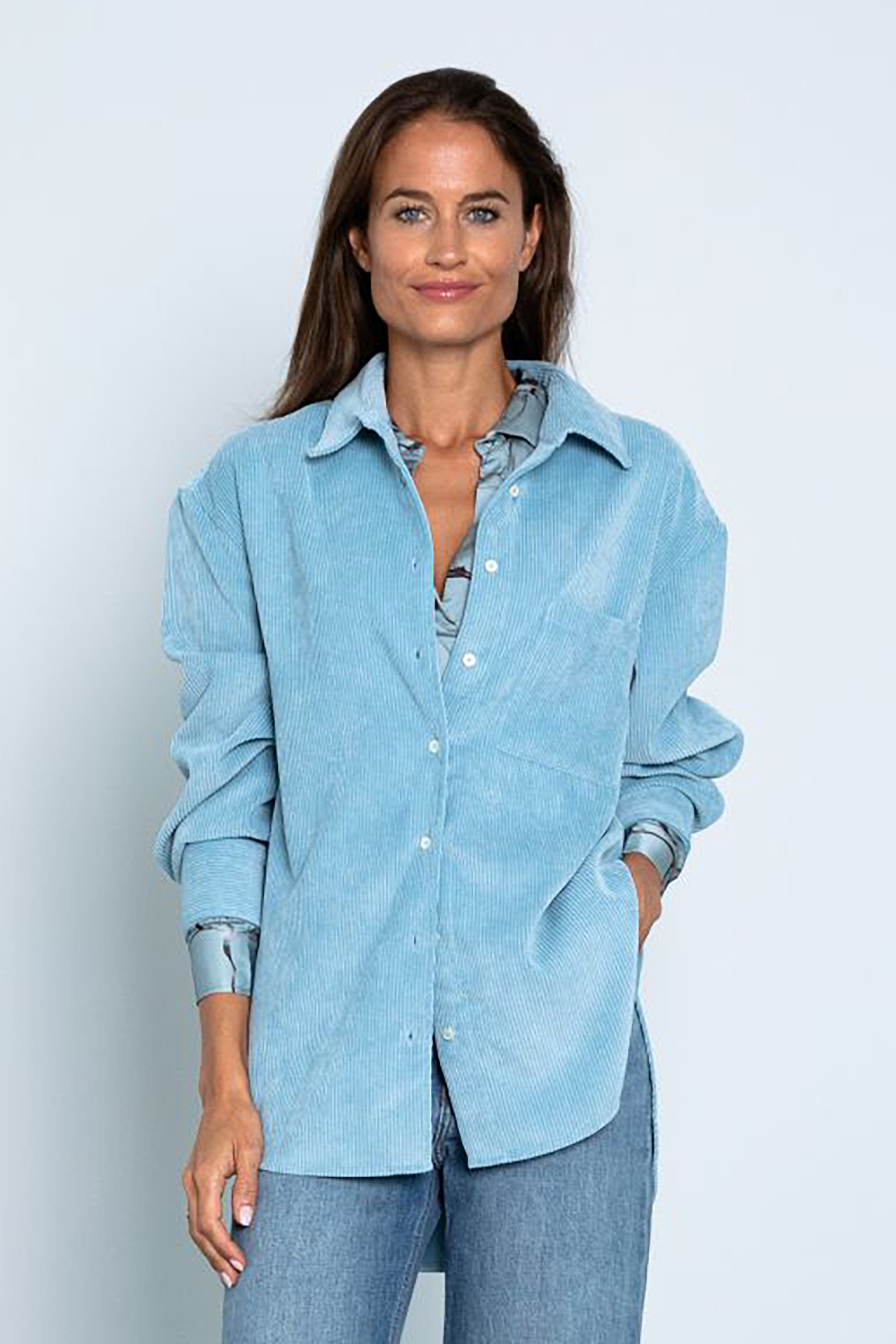 0039 ITALY Patterned Viscose Blouse Derry LA 0039 ITALY Patterned Viscose Blouse Derry LA