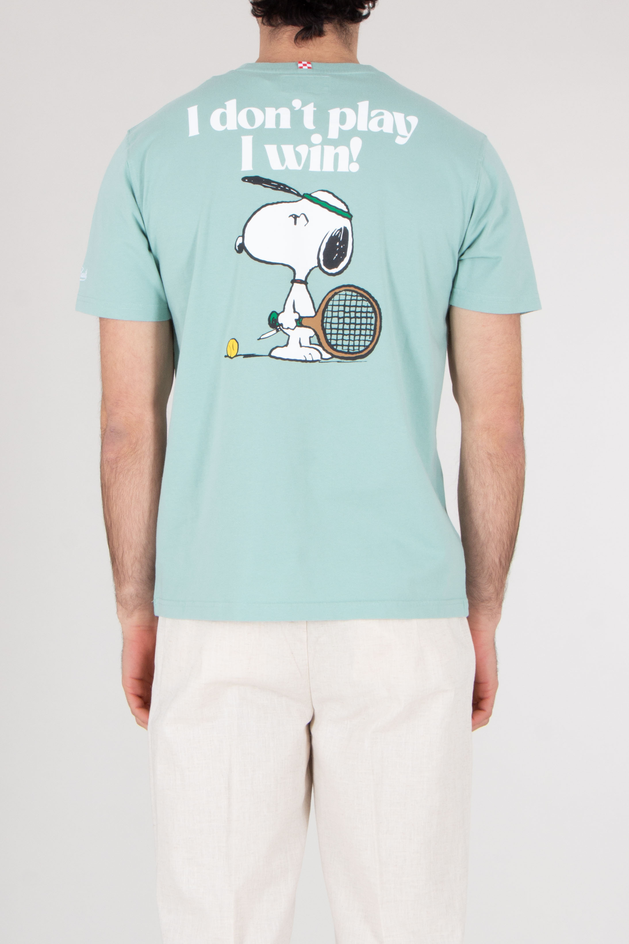MC 2 SAINT BARTH Regular Fit Short Sleeve Printed Snoopy T-Shirt Portland Snoopy Win