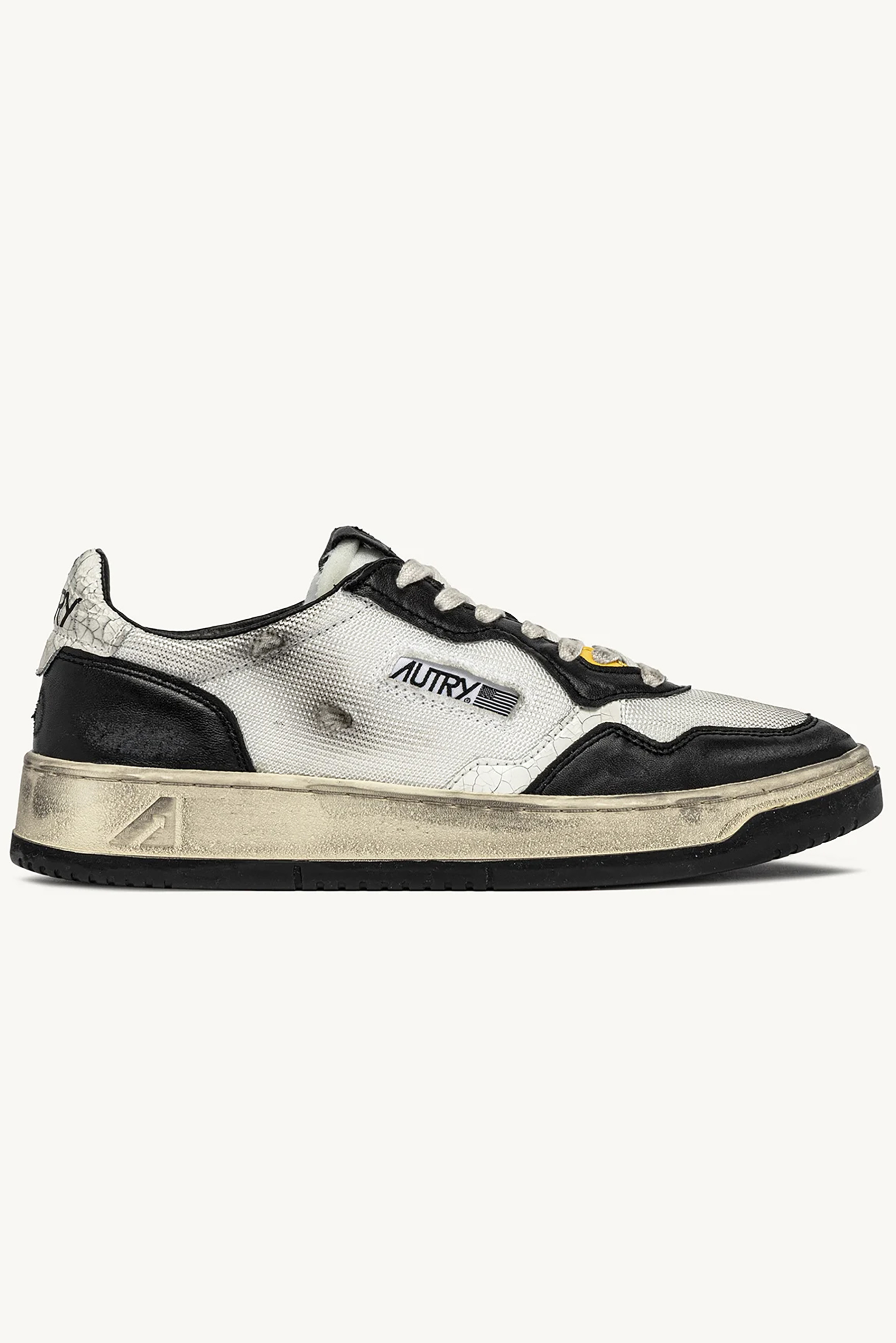 AUTRY Low Top Mesh & Leather Sneakers Medalist Super Vintage