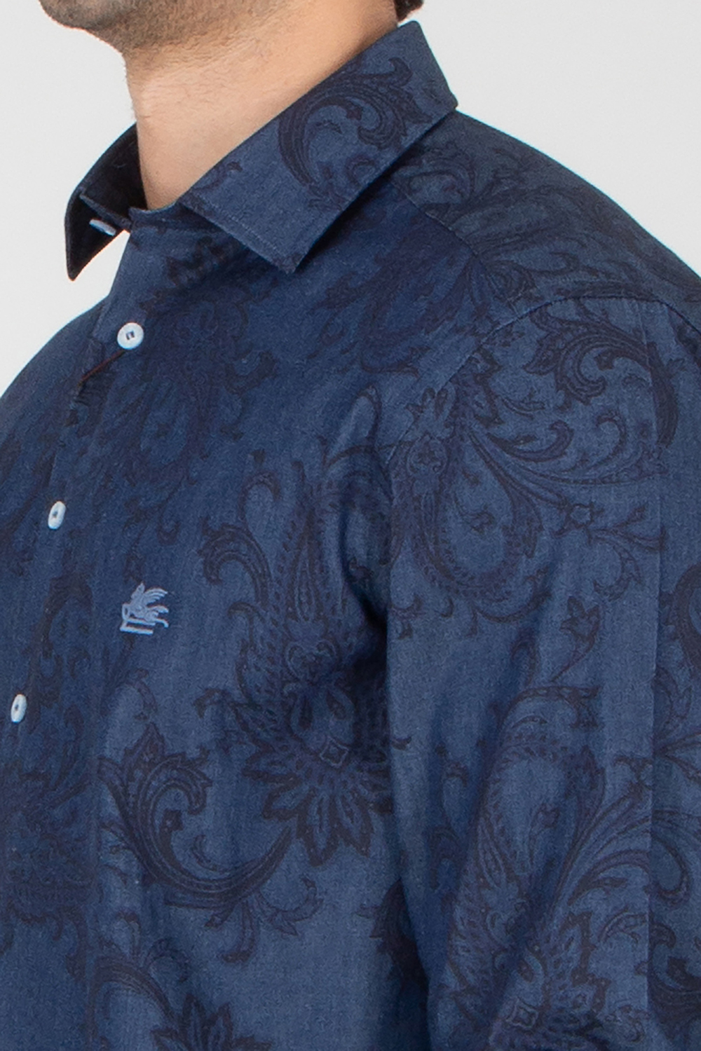 Hemd, Muster, Paisley, Mann, Person