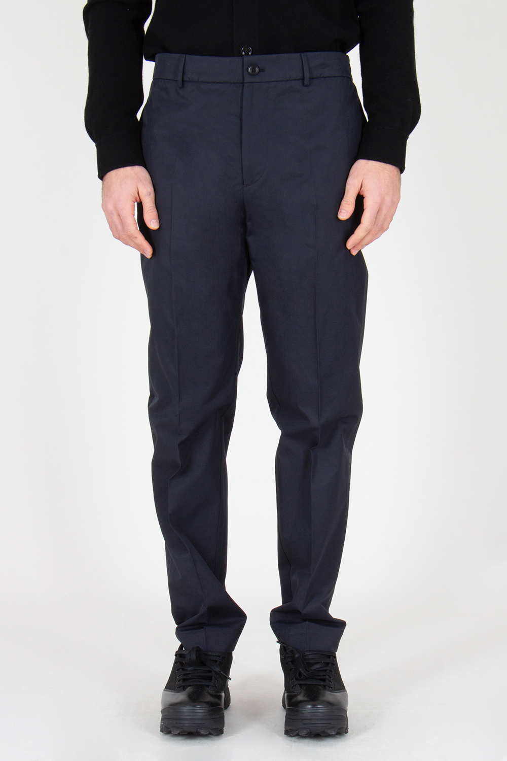 MONCLER Regular Fit Technical Cotton-BNylon Blend Pants