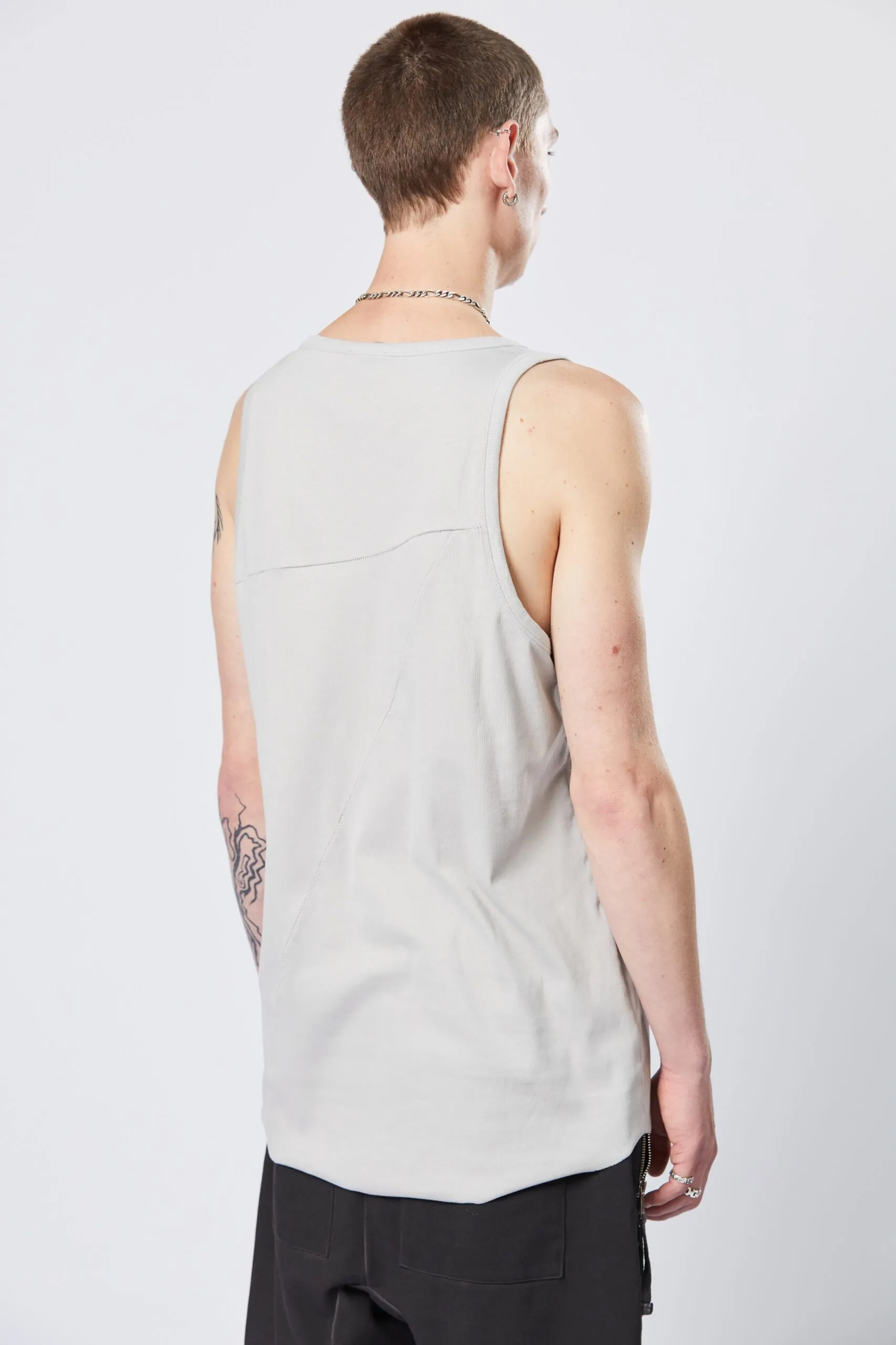 THOM KROM Fine Rib Cotton Stretch Tank Top THOM KROM Fine Rib Cotton Stretch Tank Top