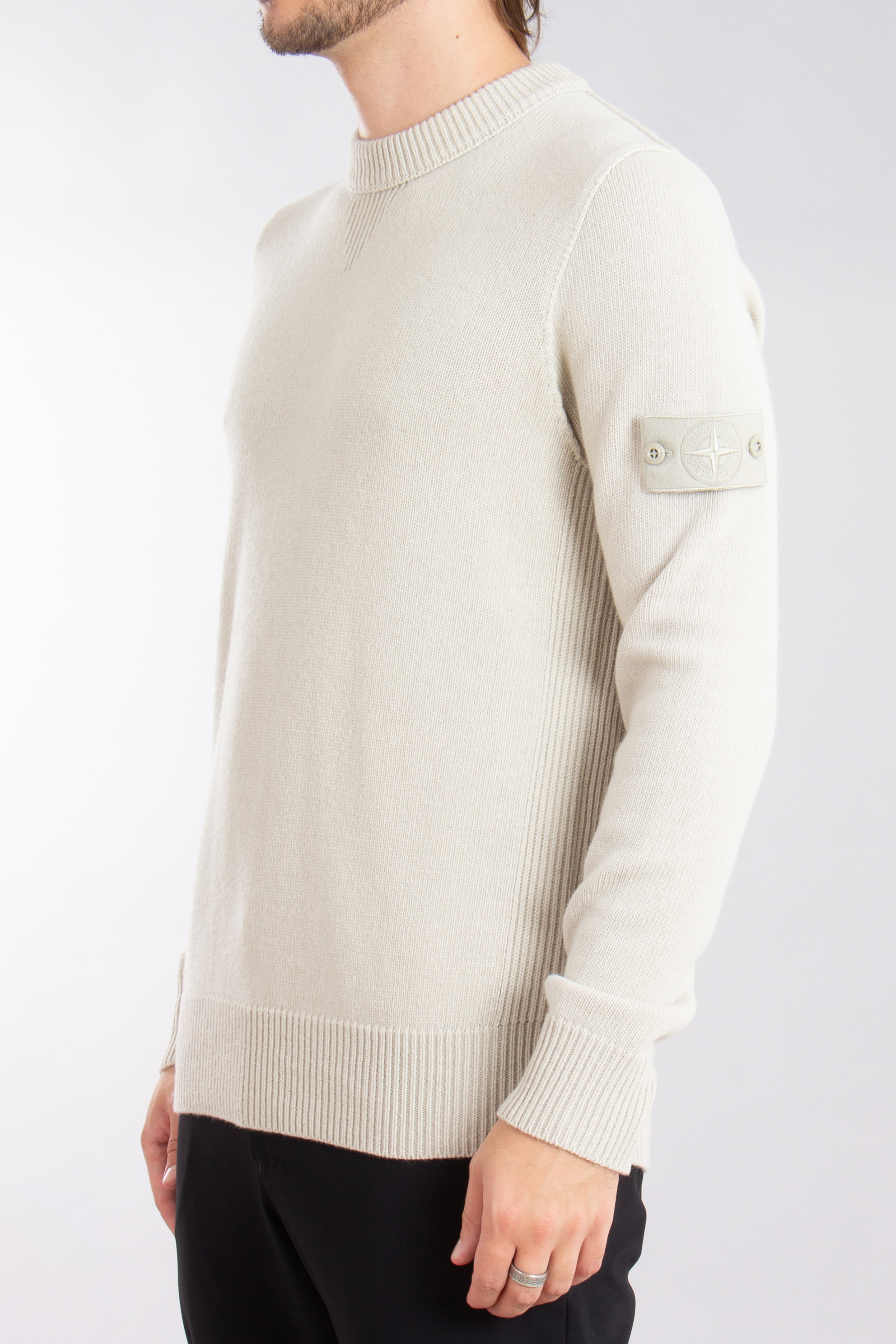 STONE ISLAND Ghost Piece Virgin Wool Sweater STONE ISLAND Ghost Piece Virgin Wool Sweater
